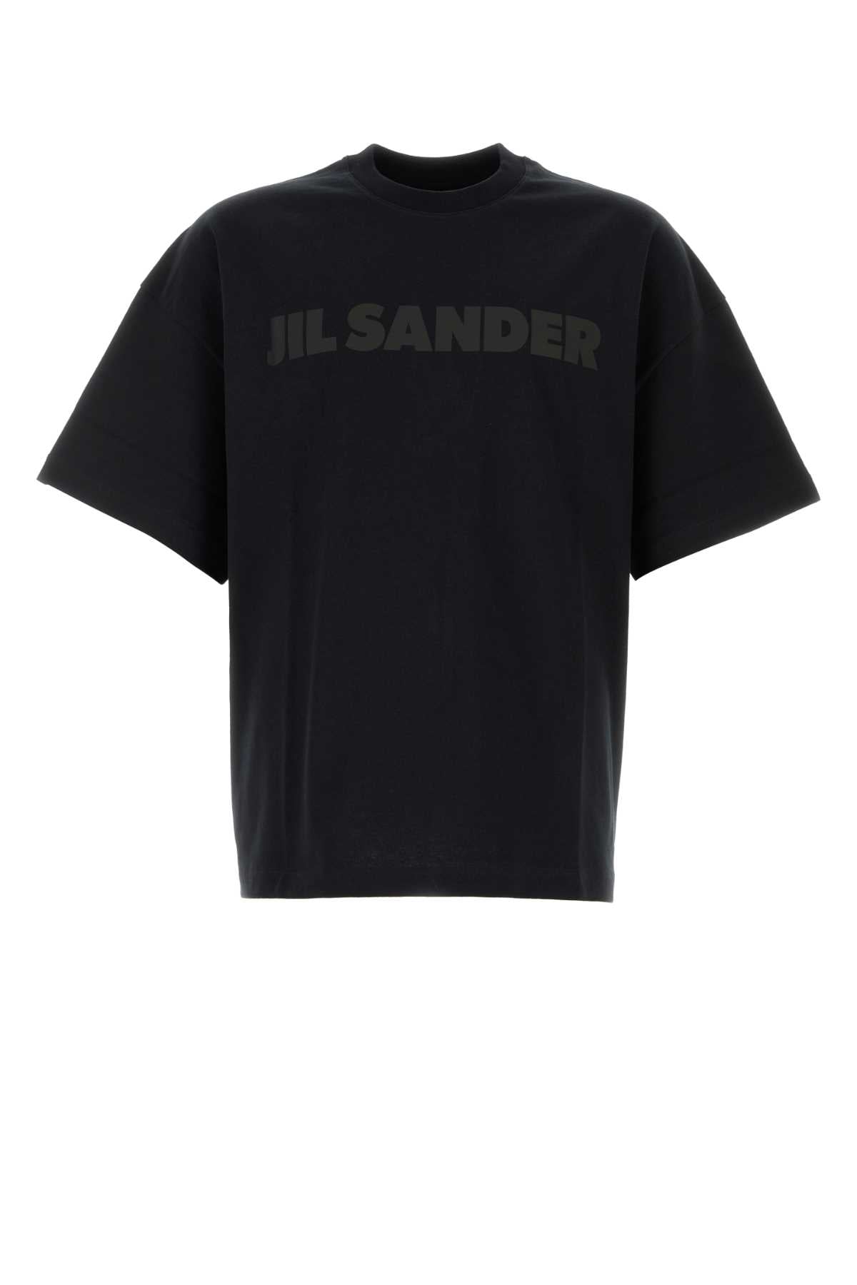 Jil Sander Men Black Cotton T-Shirt JIL SANDER