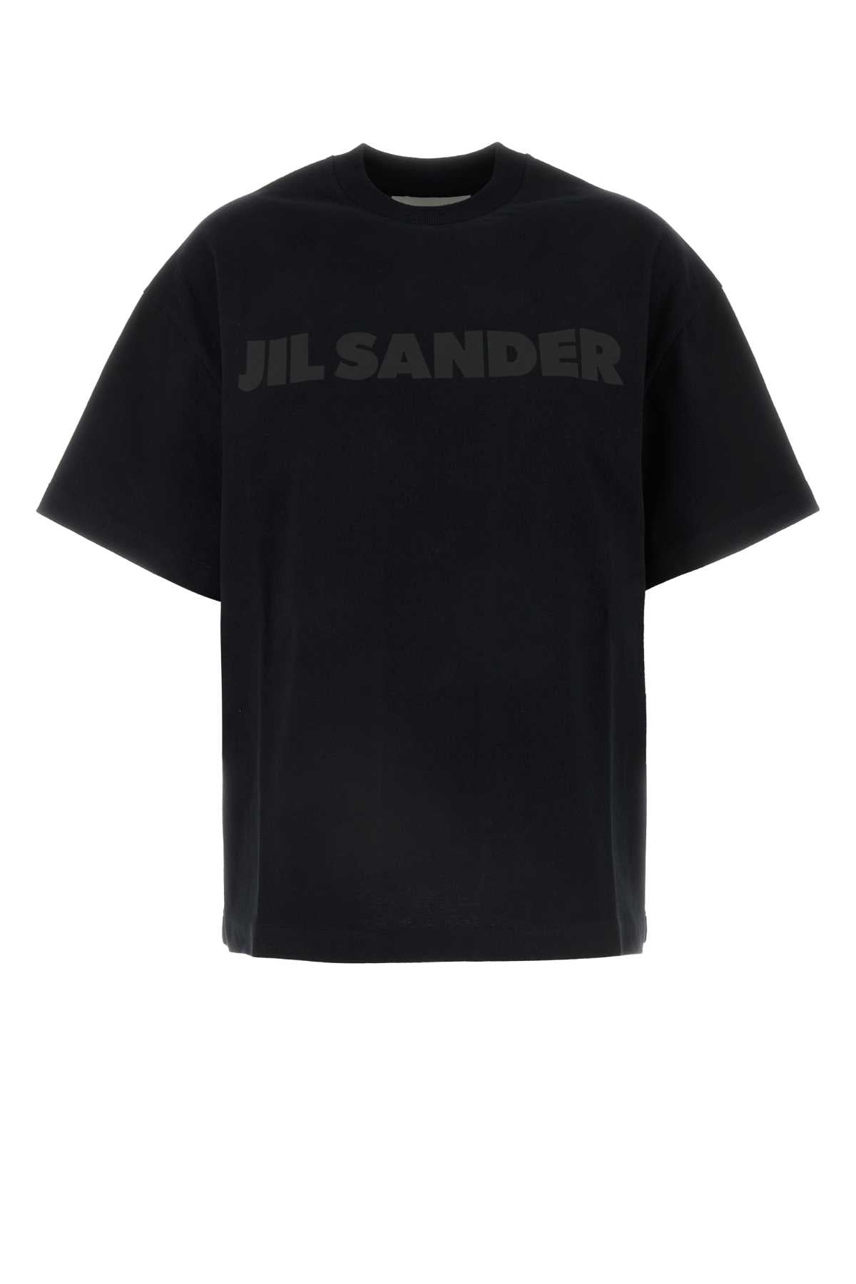 Jil Sander Women Black Cotton T-Shirt JIL SANDER