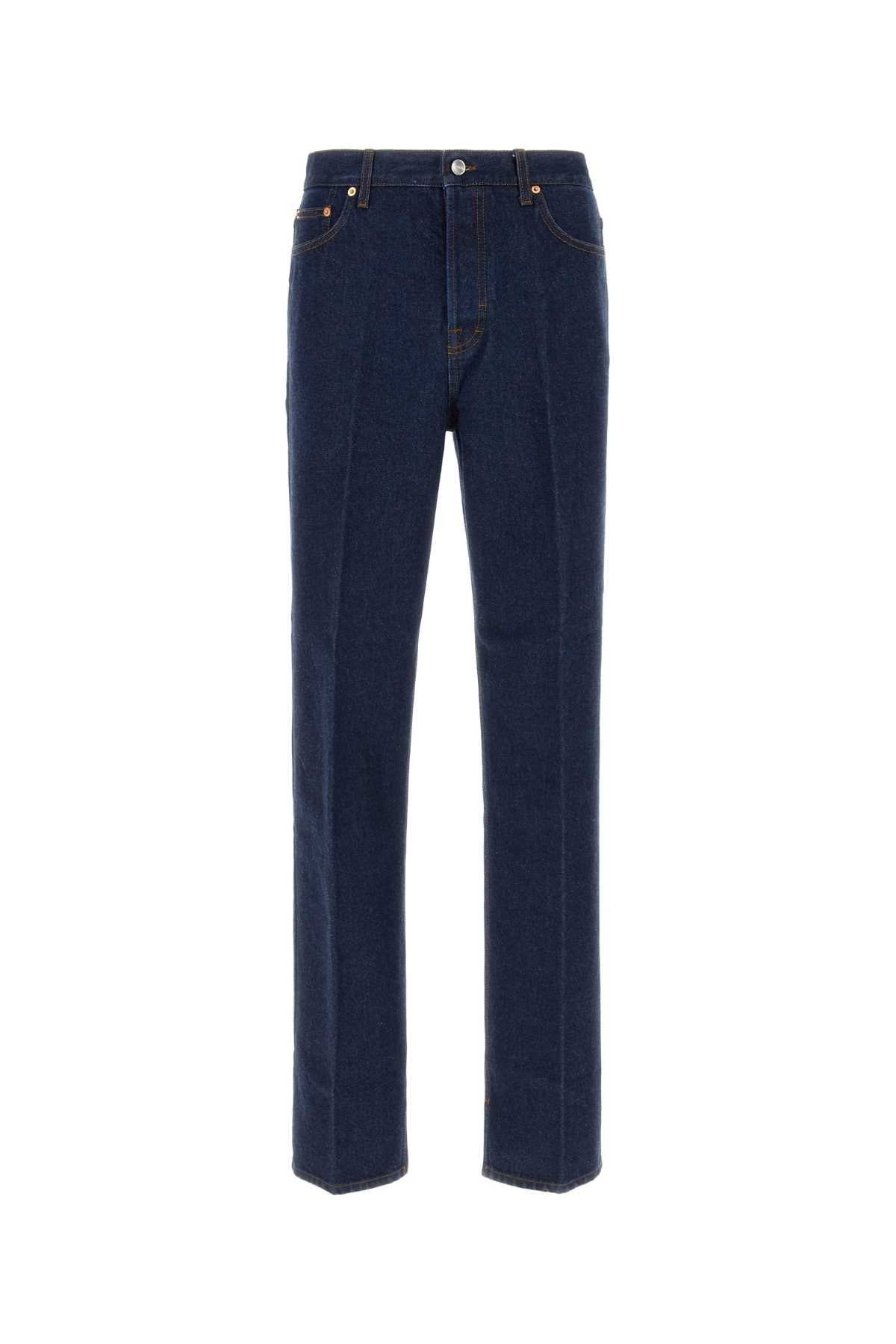 Gucci Men Dark Blue Denim Jeans GUCCI