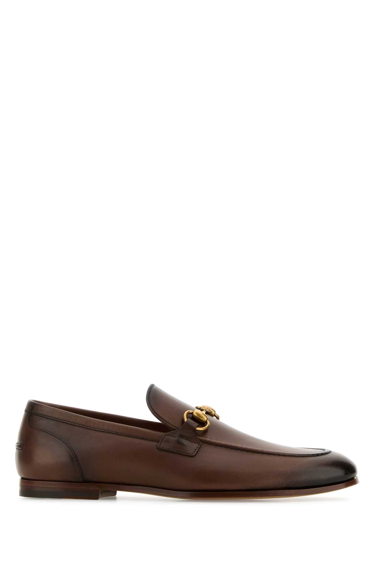 Gucci Men Two-Tone Leather Loafers GUCCI