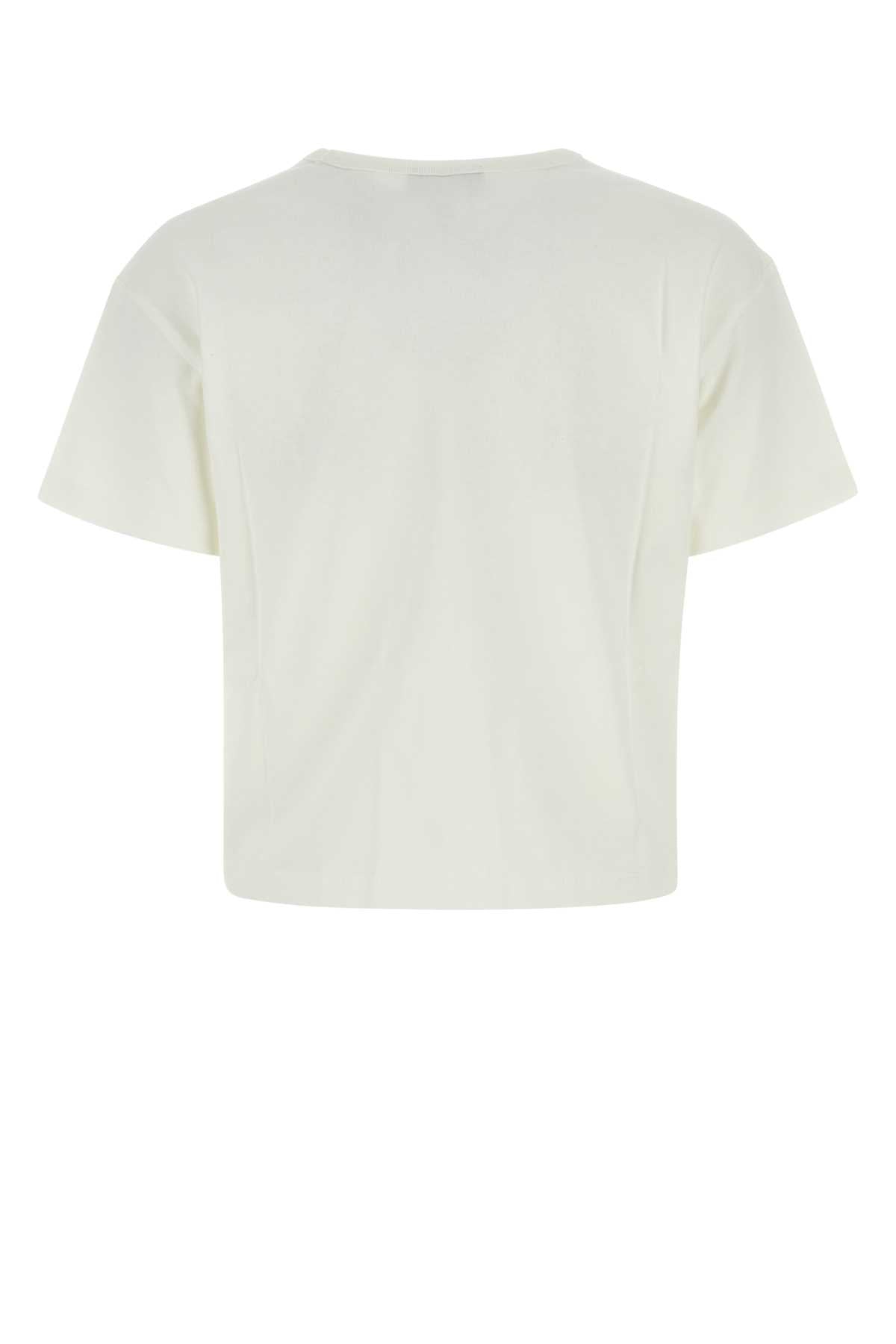 A.P.C. Women Ivory Cotton T-Shirt A.P.C.
