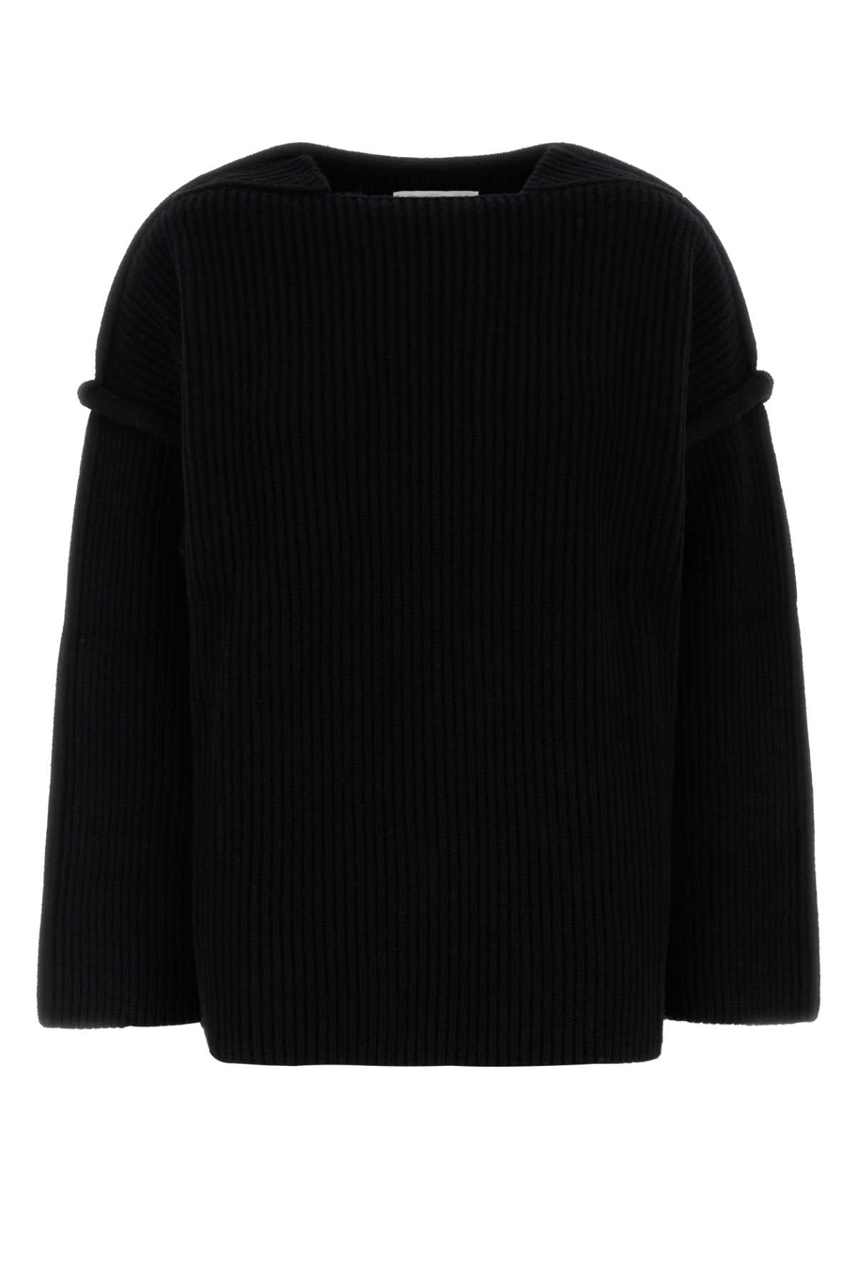 Jil Sander Women Black Wool Sweater JIL SANDER