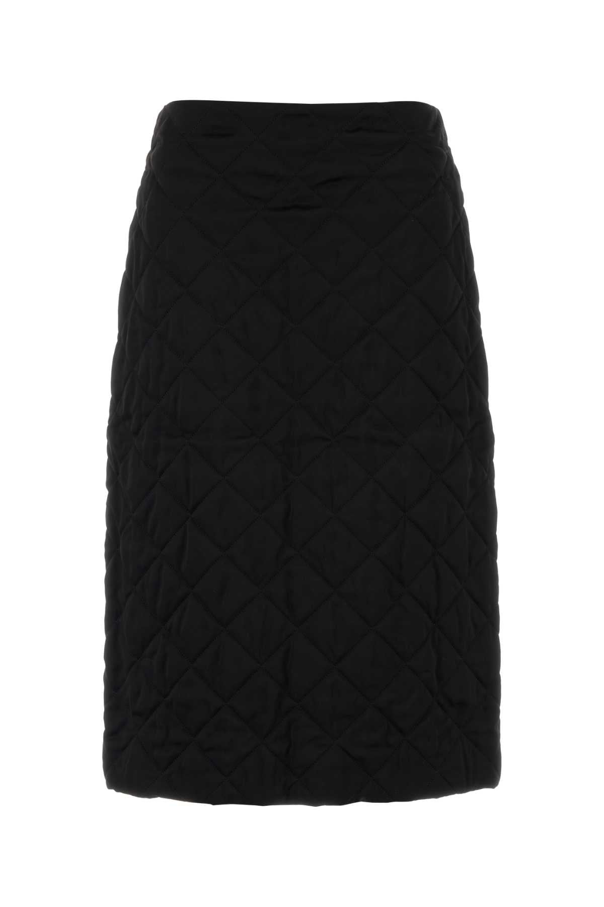 Jil Sander Women Black Viscose Skirt JIL SANDER