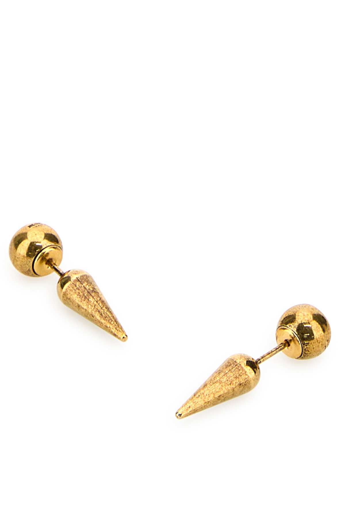 Jil Sander Women Gold Metal Earrings JIL SANDER
