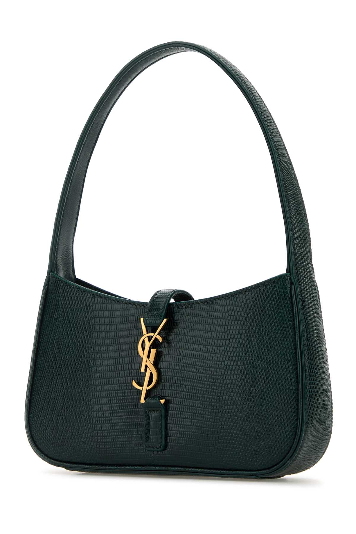 Saint Laurent Women Bottle Green Leather Mini Le 5 Ã  7 Handbag SAINT LAURENT