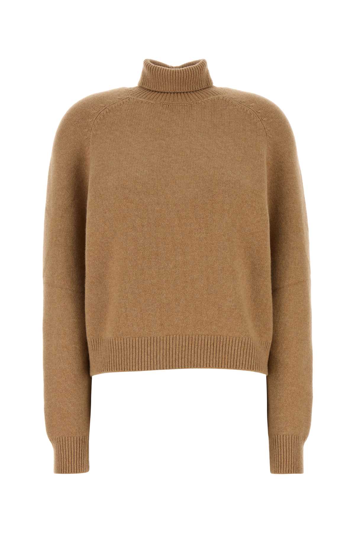 Fendi Women Camel Cashmere Blend Sweater FENDI