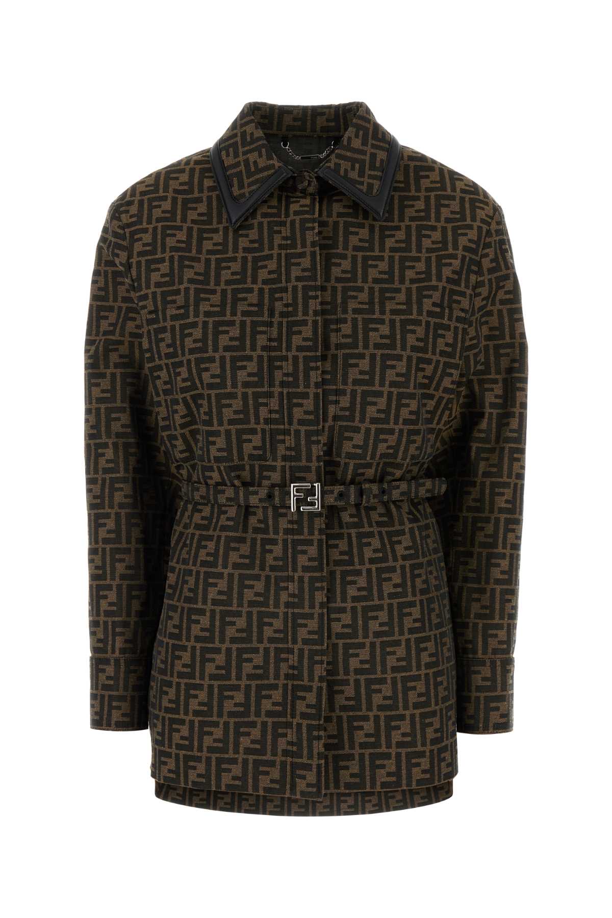 Fendi Women Embroidered Canvas Shirt FENDI