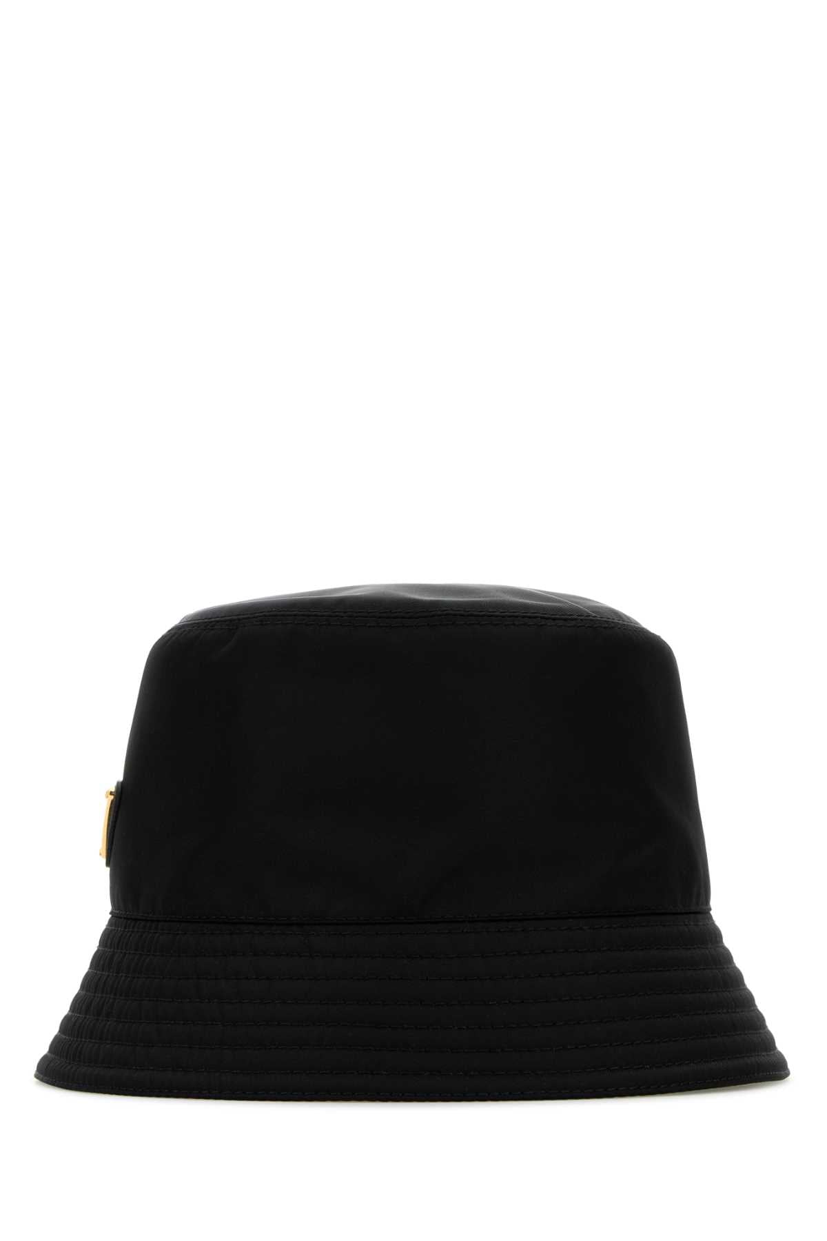 Prada Women Black Re-Nylon Bucket Hat PRADA