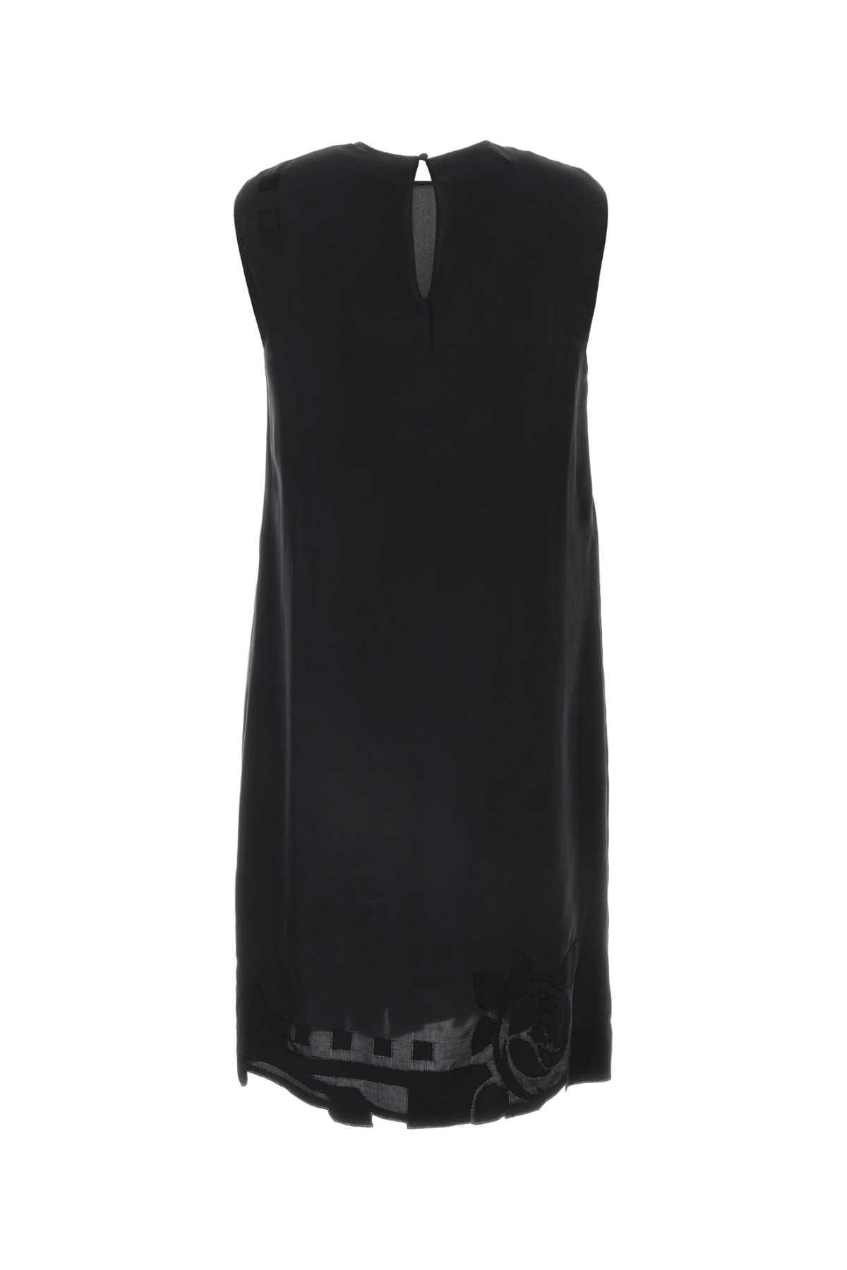 Prada Women Black Silk Dress PRADA