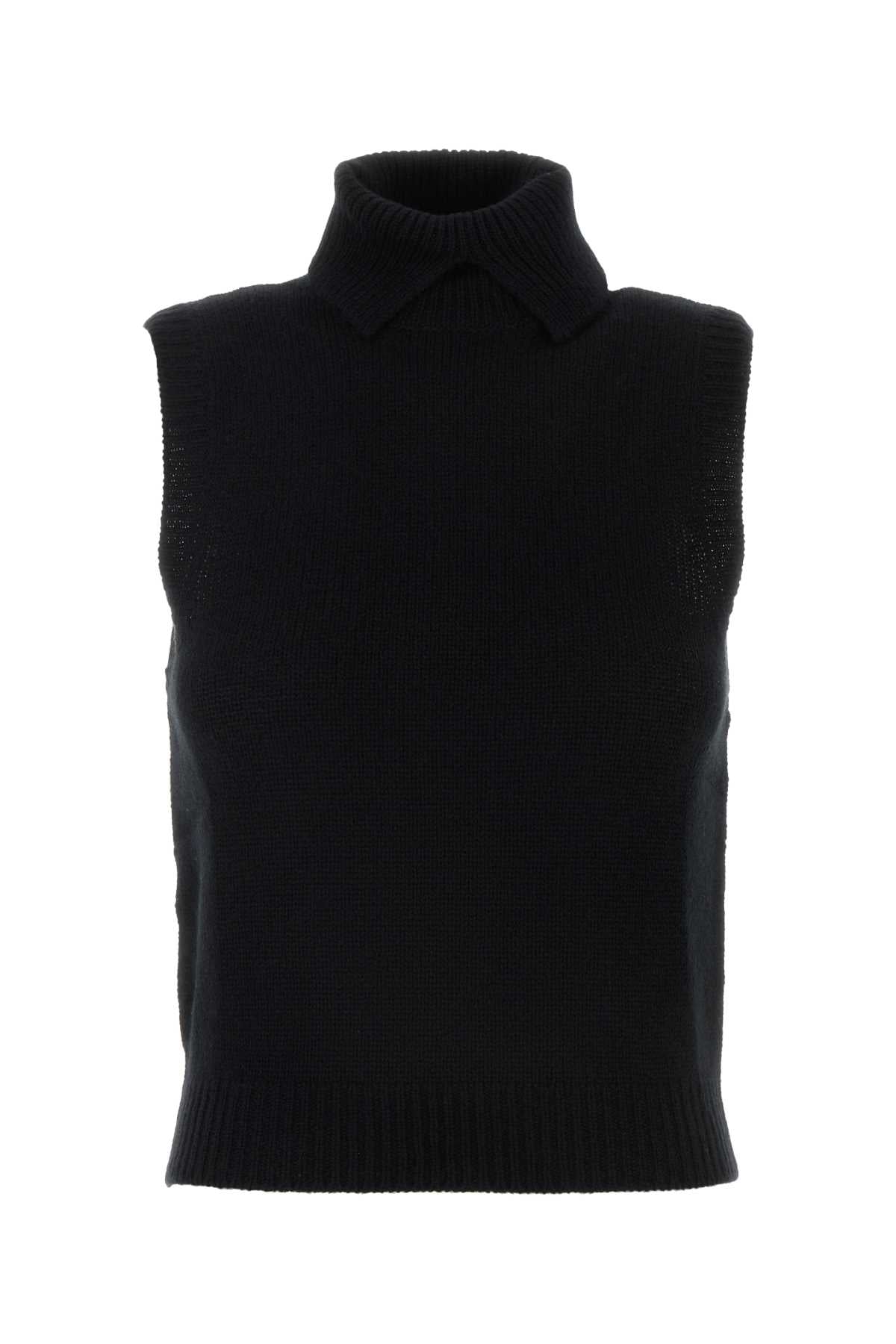 Prada Women Black Cashmere Vest PRADA