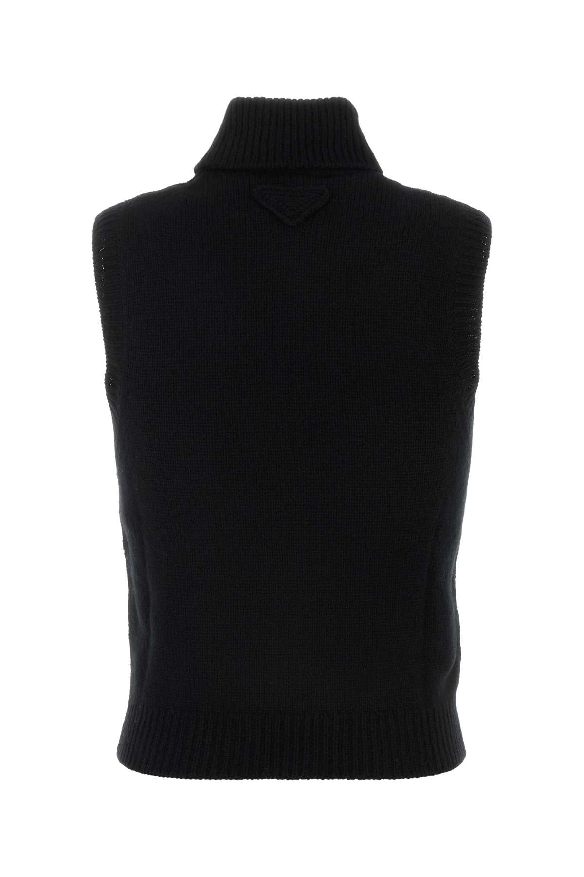 Prada Women Black Cashmere Vest PRADA