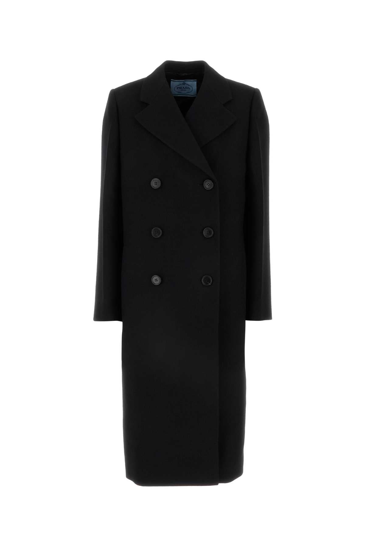 Prada Women Black Wool Coat PRADA