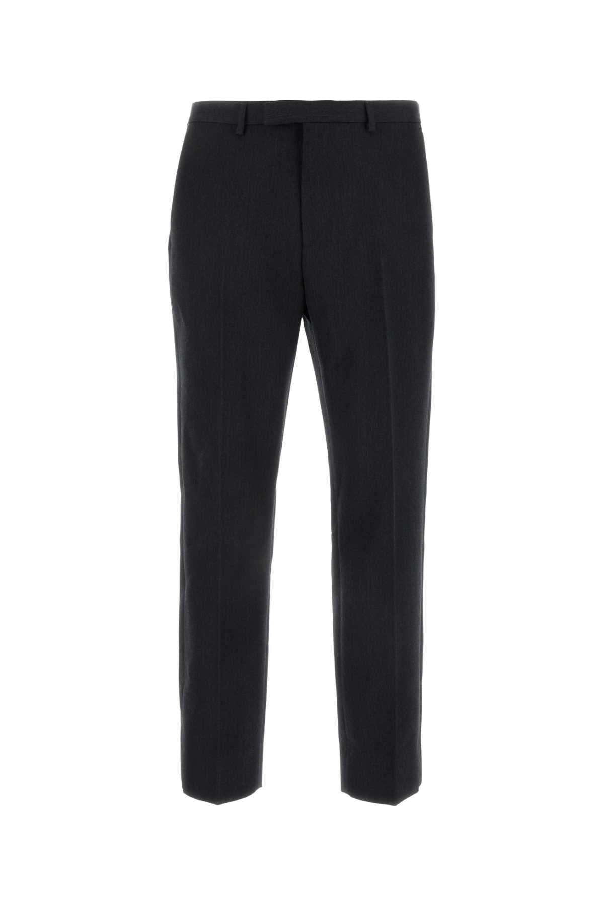 Gucci Men Charcoal Wool Pant GUCCI