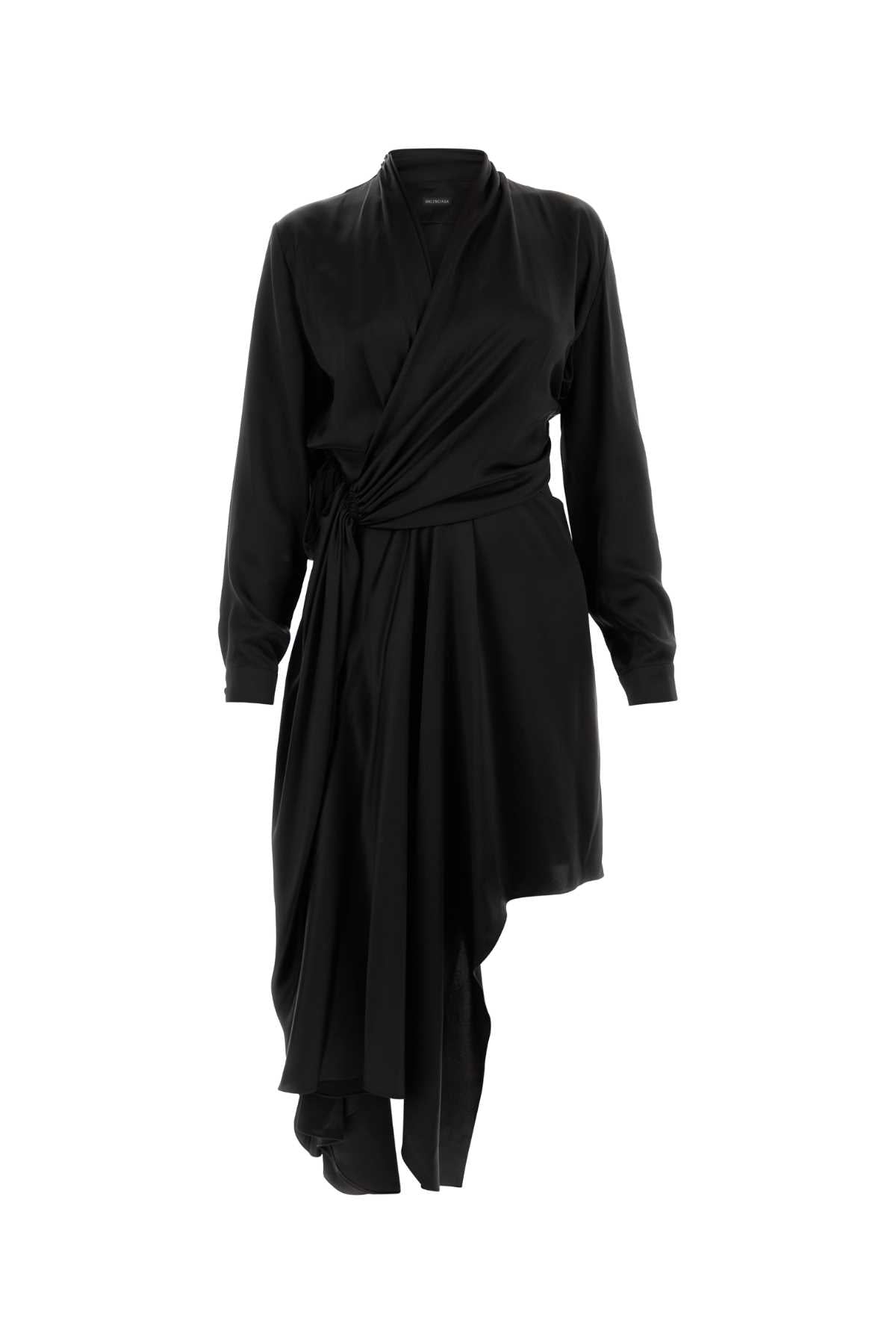 Balenciaga Women Black Satin Dress BALENCIAGA