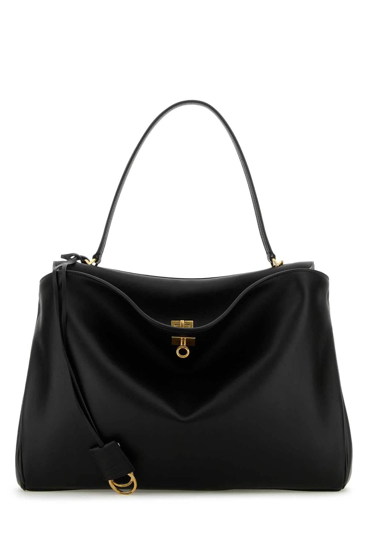 Balenciaga Women Black Leather Large Rodeo Handbag BALENCIAGA