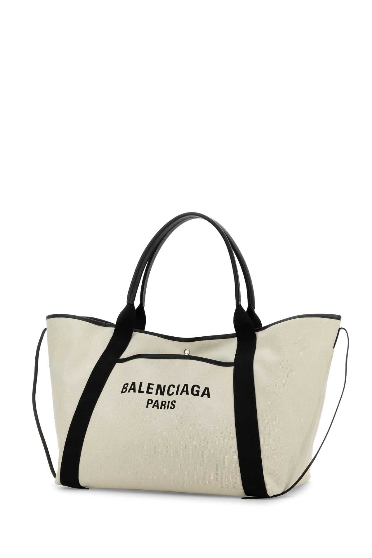 Balenciaga Women Sand Canvas Large Biarritz Shopping Bag BALENCIAGA