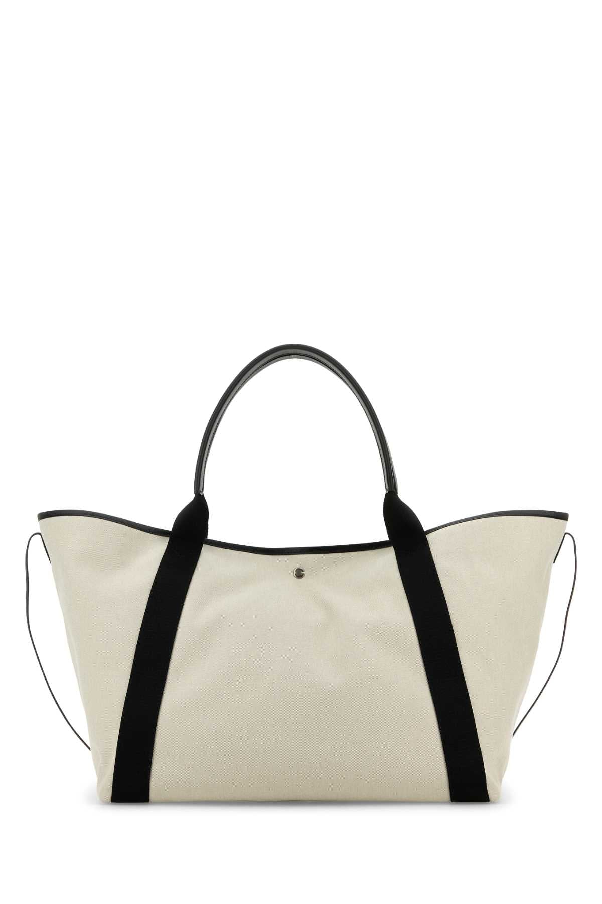 Balenciaga Women Sand Canvas Large Biarritz Shopping Bag BALENCIAGA