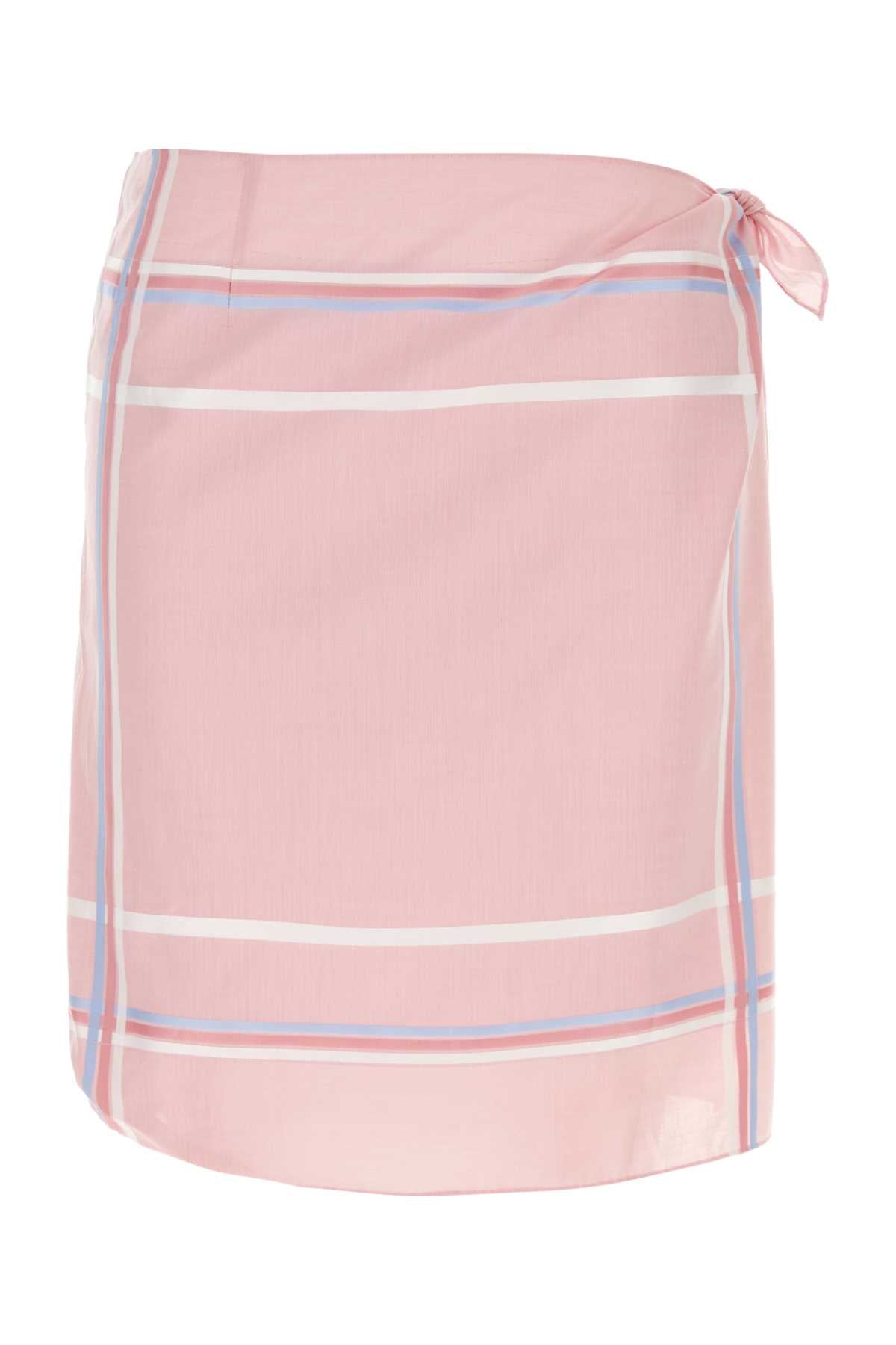 Prada Women Pink Cotton Skirt PRADA