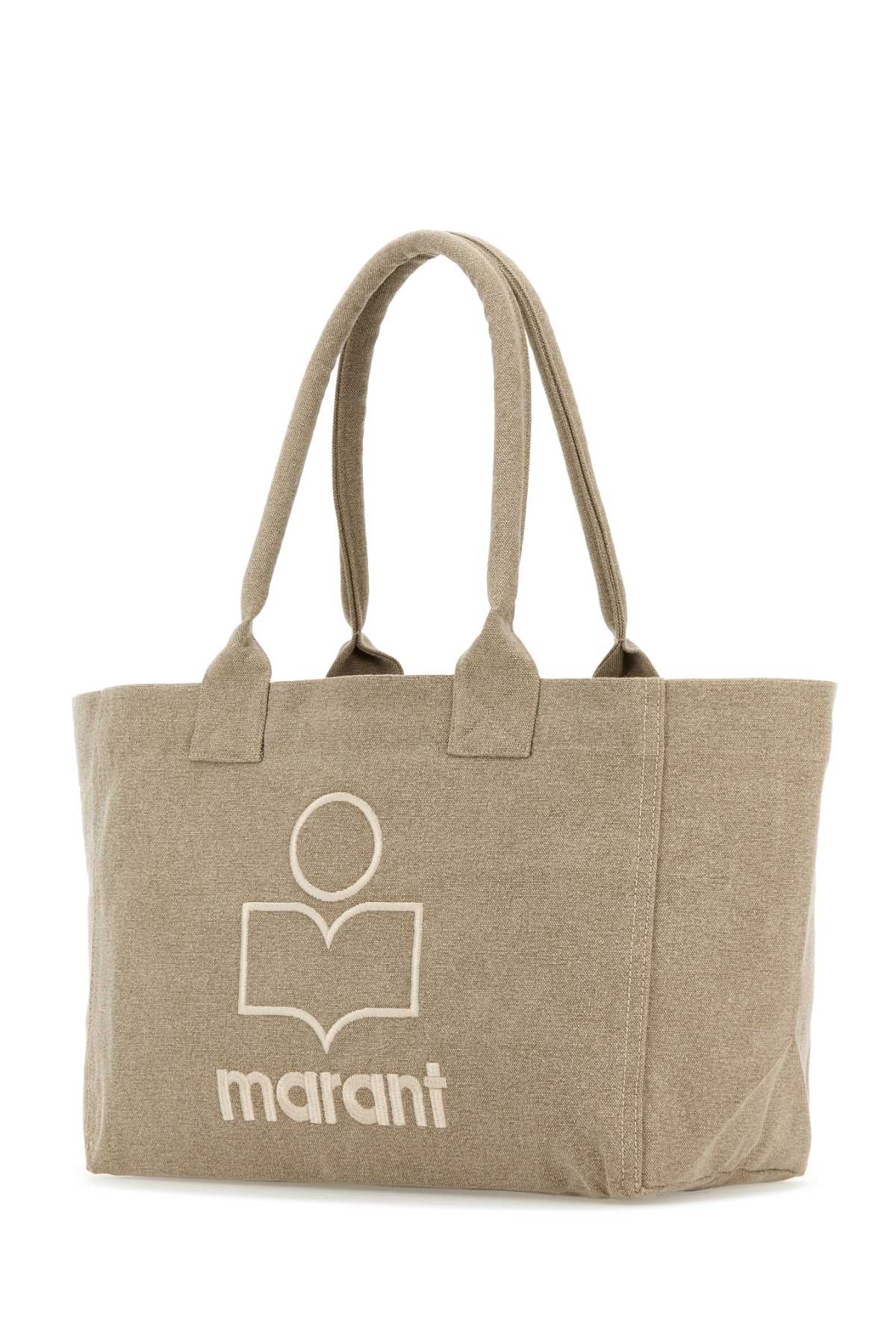 Isabel Marant Women Beige Cotton Yenky Zipped Shopping Bag ISABEL MARANT