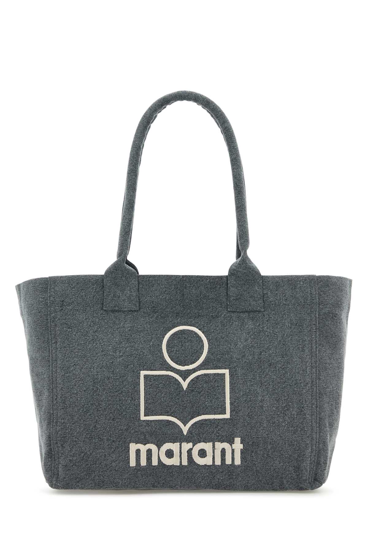 Isabel Marant Women Slate Cotton Yenky Zipped Shopping Bag ISABEL MARANT