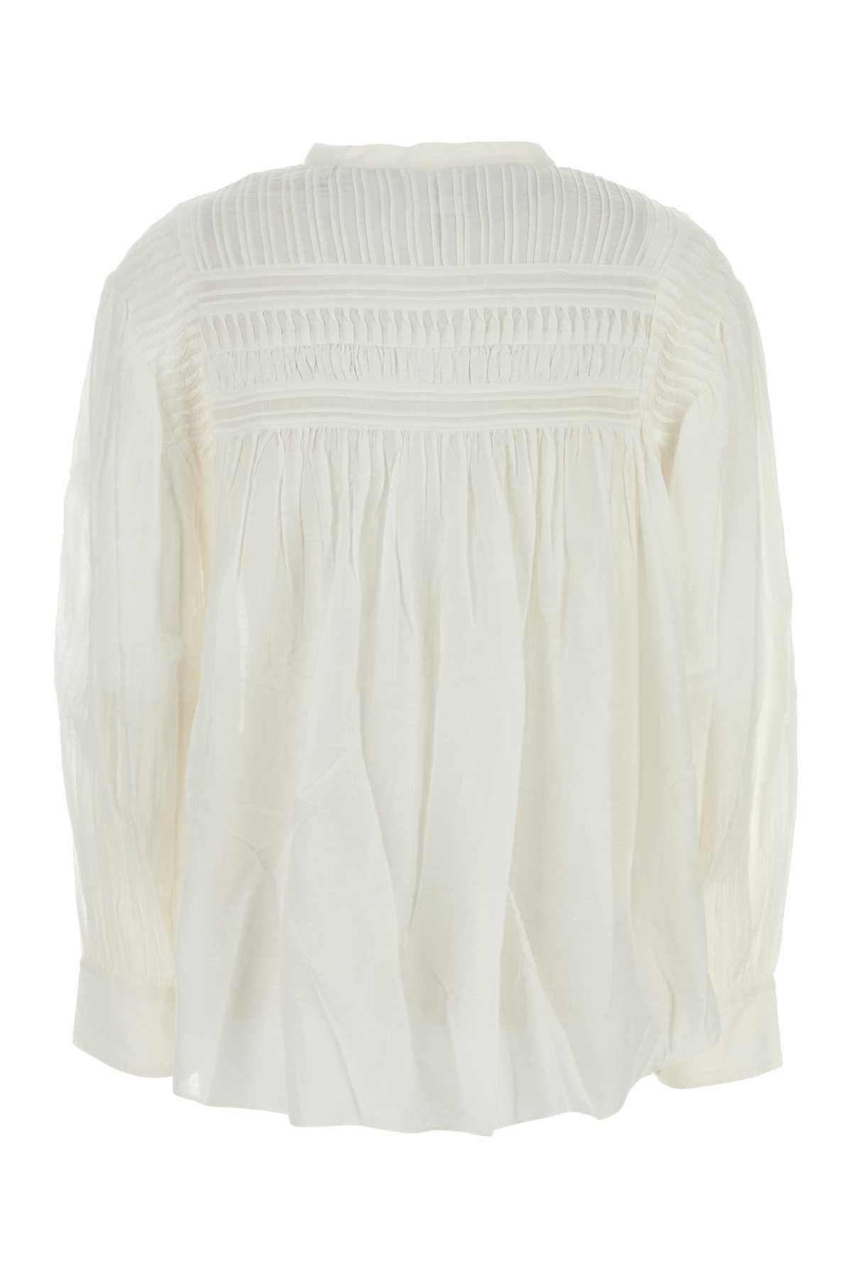 Isabel Marant Etoile Women White Cotton Plalia Blouse ISABEL MARANT ETOILE