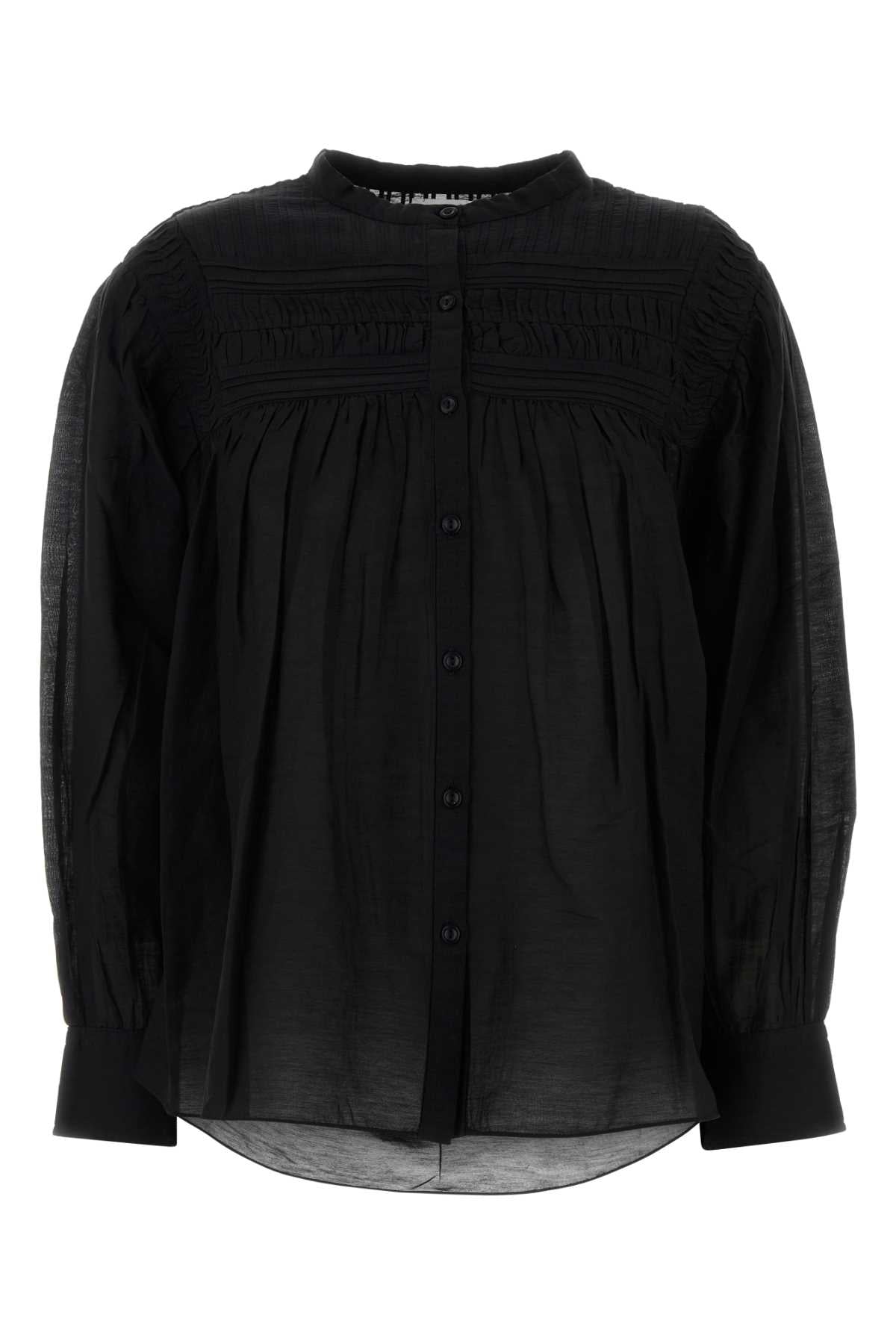 Isabel Marant Etoile Women Black Cotton Plalia Blouse ISABEL MARANT ETOILE