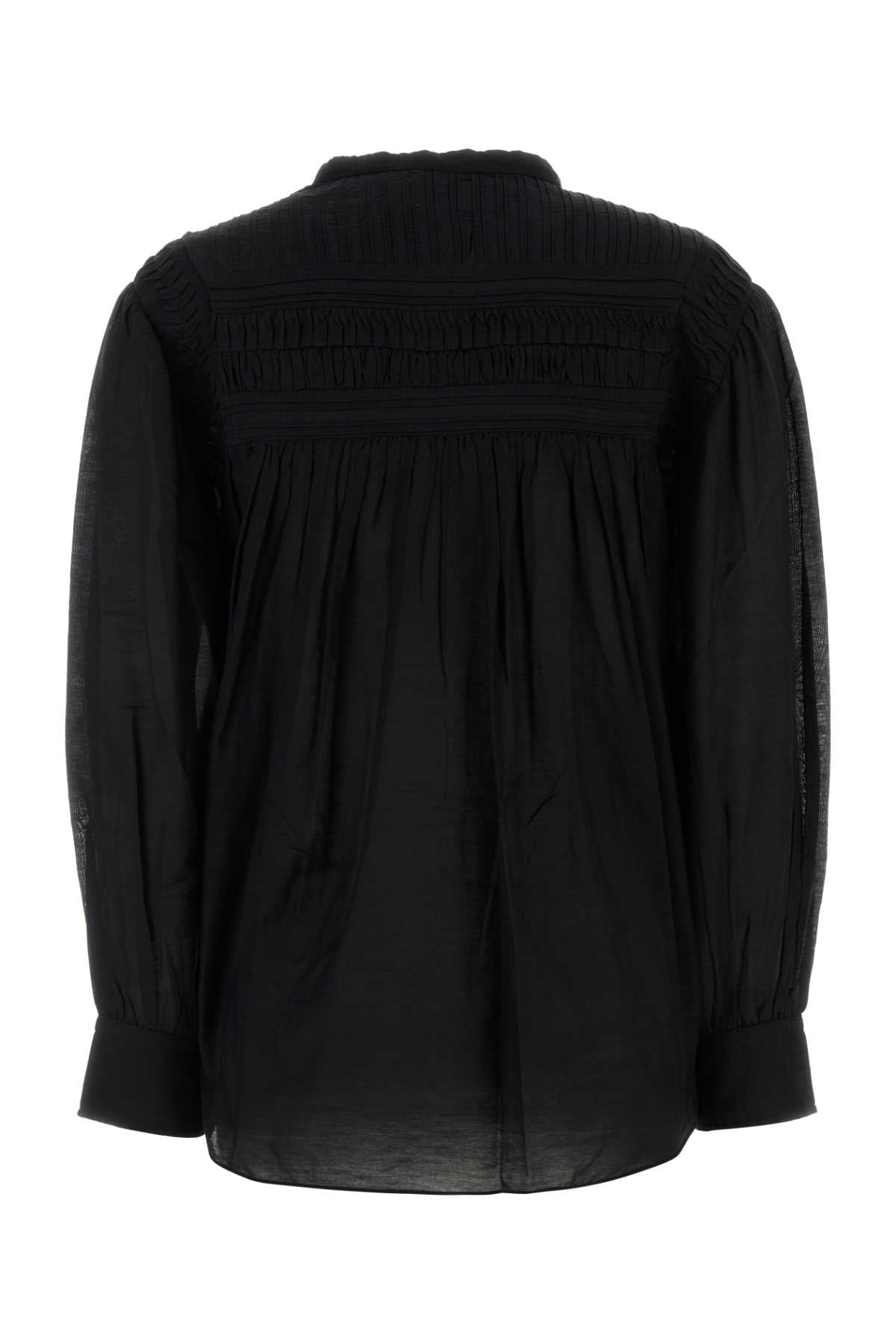 Isabel Marant Etoile Women Black Cotton Plalia Blouse ISABEL MARANT ETOILE