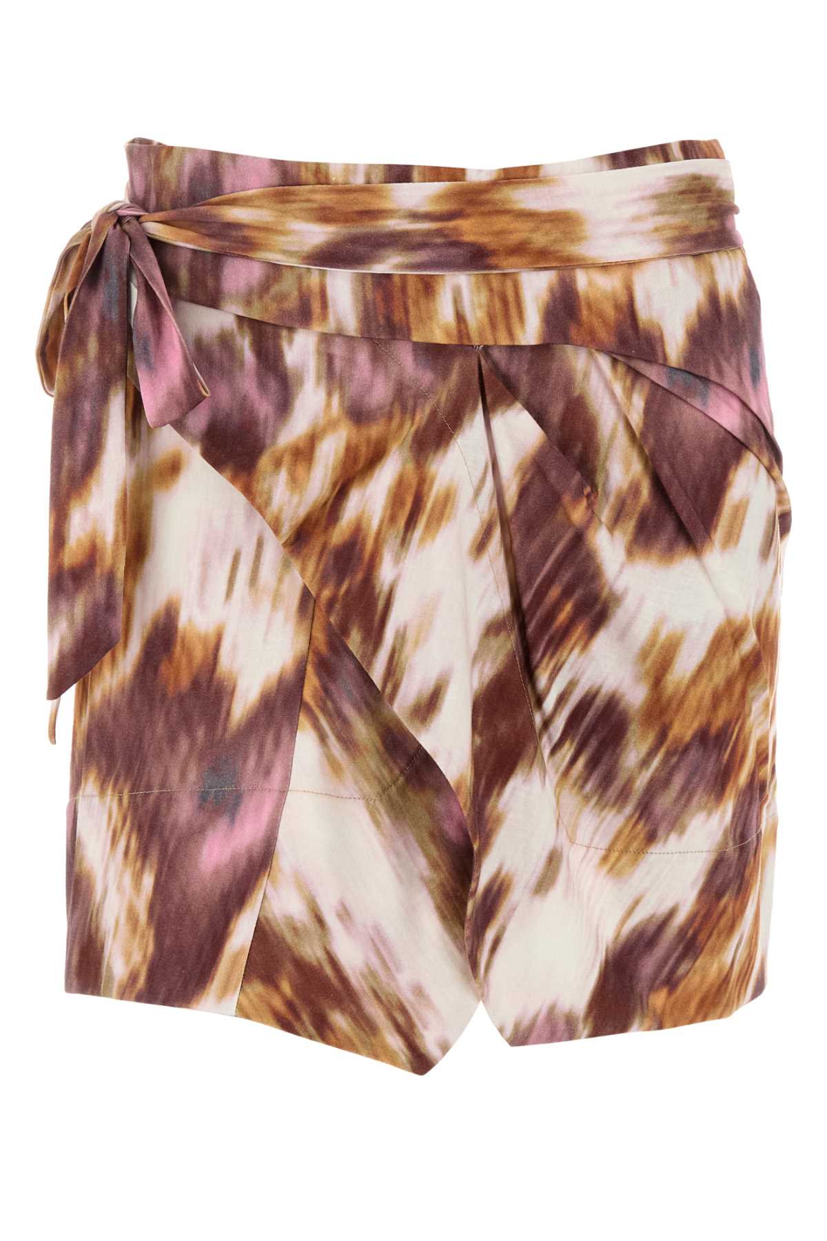 Isabel Marant Etoile Women Printed Cotton Berenice Mini Skirt ISABEL MARANT ETOILE