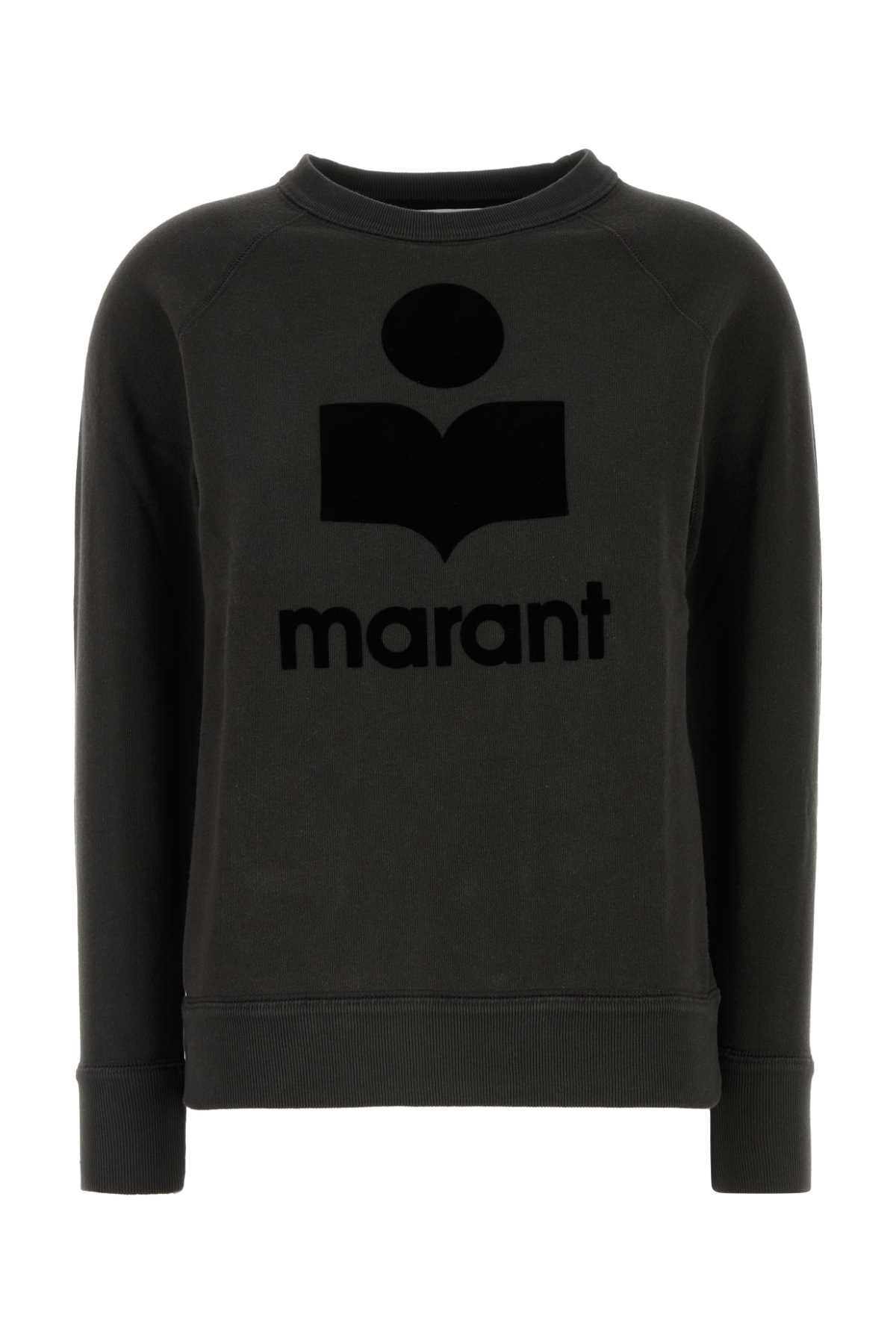 Isabel Marant Etoile Women Slate Cotton Blend Millyny Sweatshirt ISABEL MARANT ETOILE