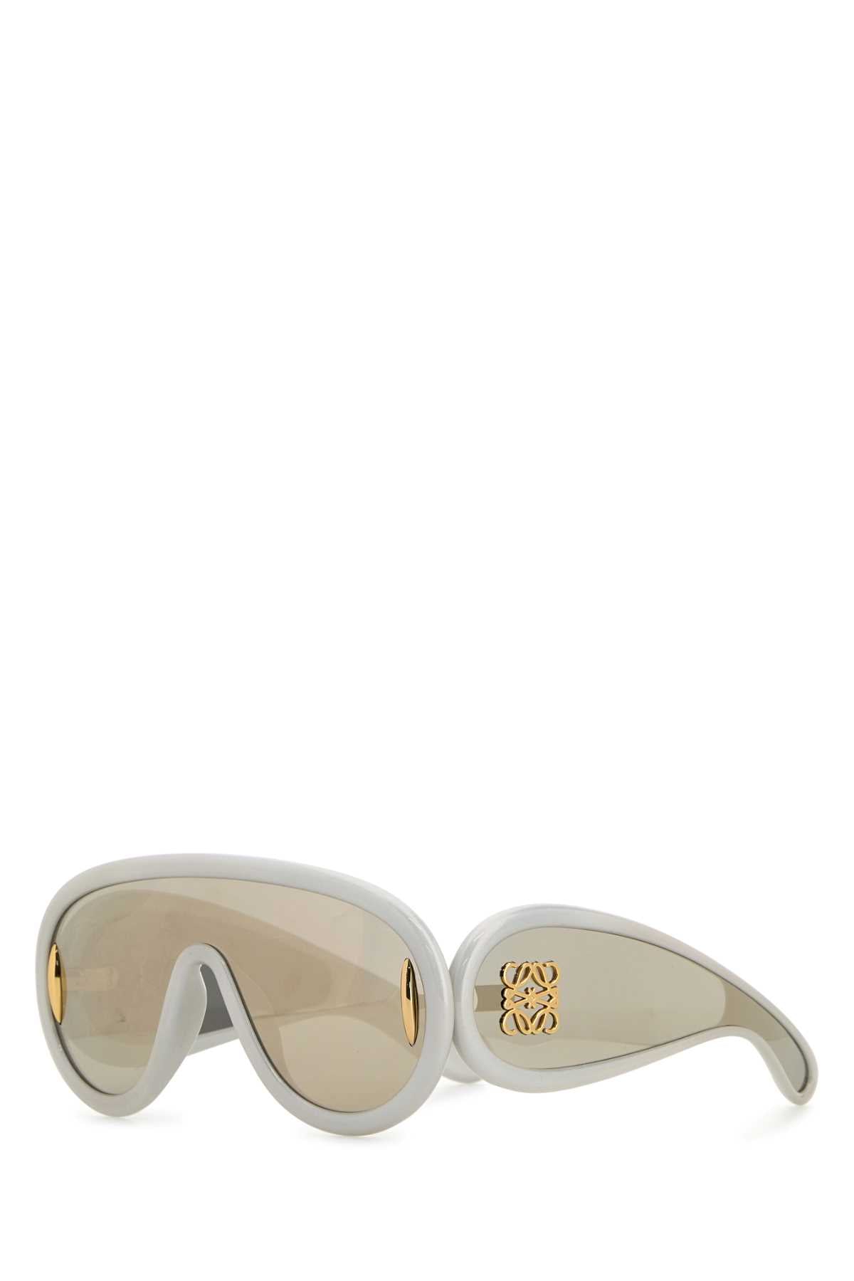 Loewe Women Light Grey Acetate Loewe Paulaâ€™S Ibiza Wave Mask Sunglasses LOEWE