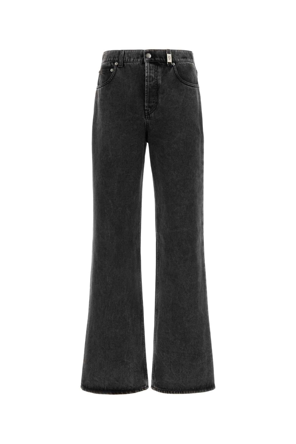 Alexander Mcqueen Men Grey Denim Jeans ALEXANDER MCQUEEN