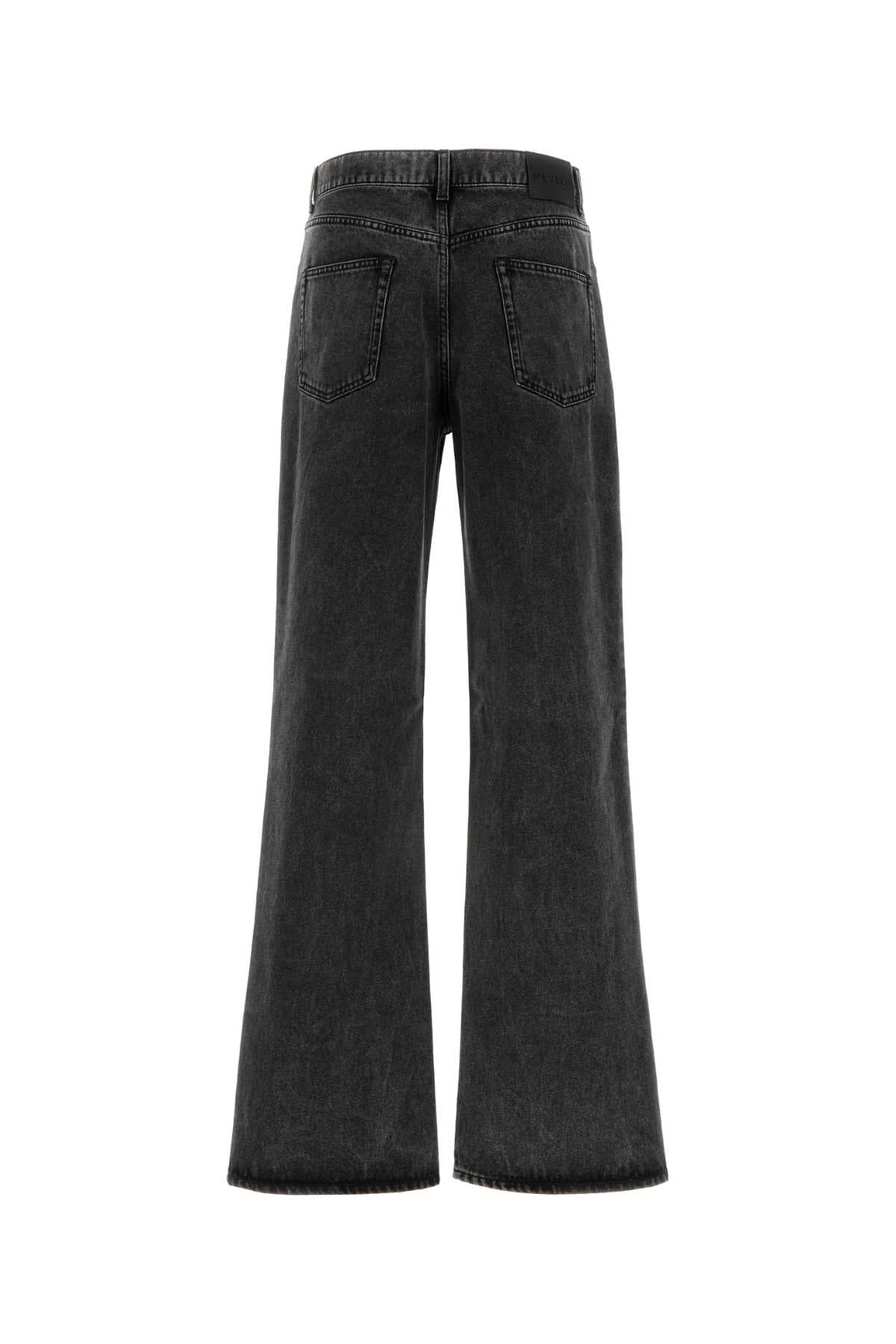 Alexander Mcqueen Men Grey Denim Jeans ALEXANDER MCQUEEN