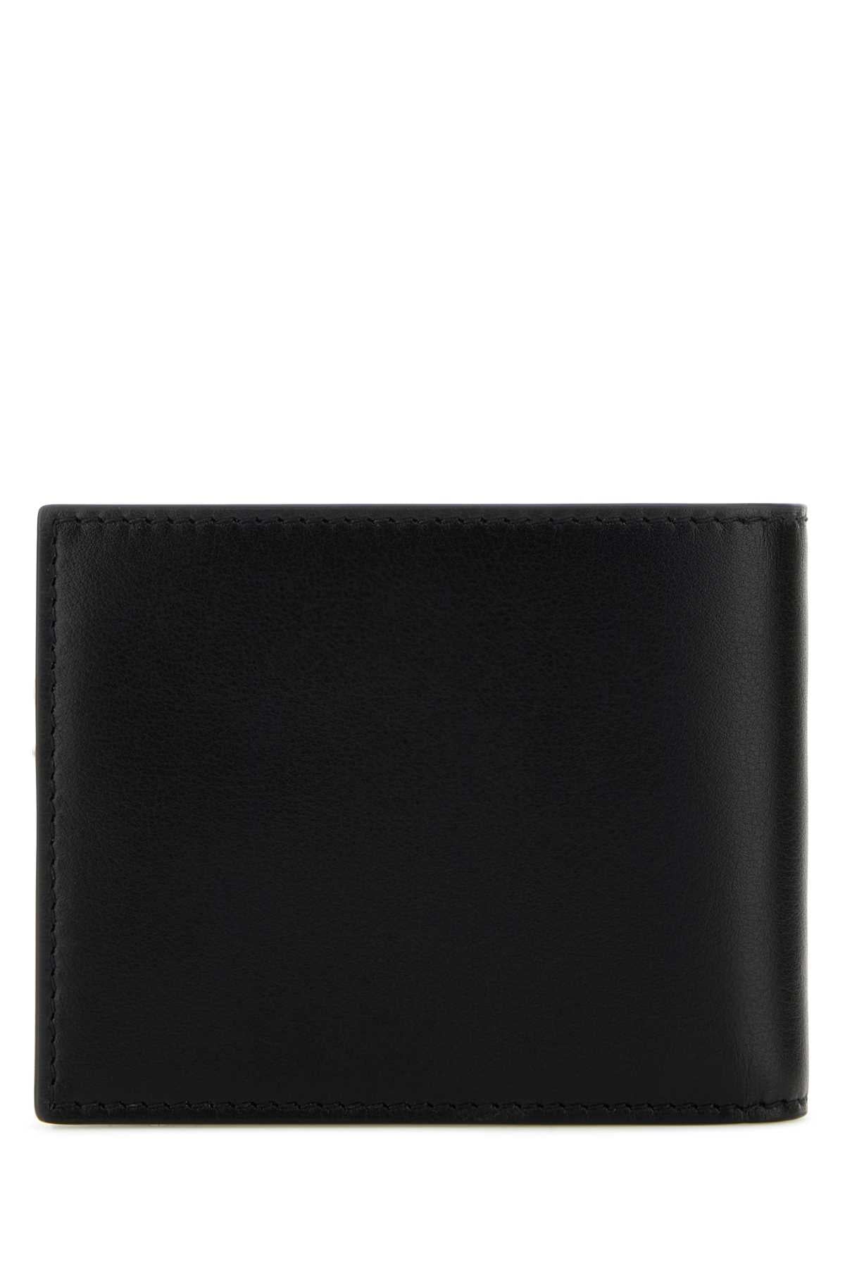 Alexander Mcqueen Men Black Leather Wallet ALEXANDER MCQUEEN