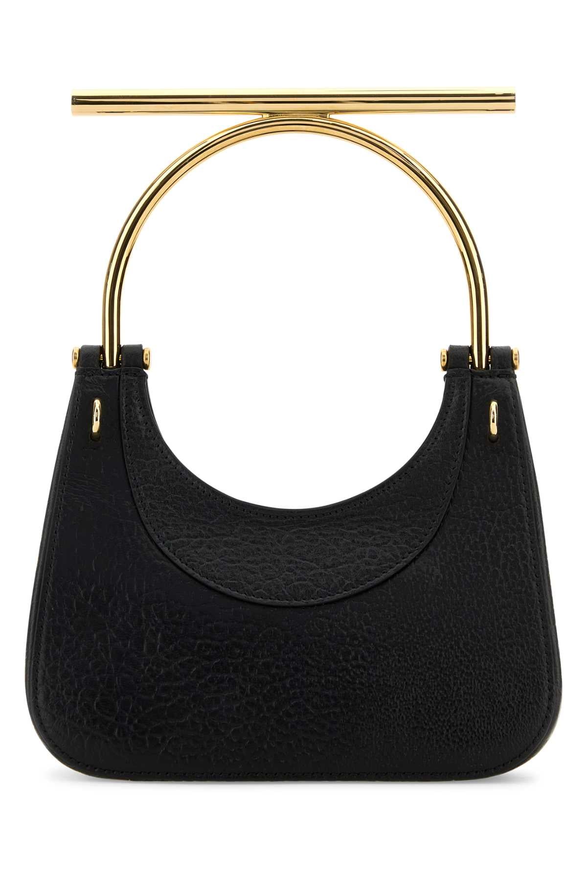 Alexander Mcqueen Women Black Leather Mini Cross-Bar Handbag ALEXANDER MCQUEEN
