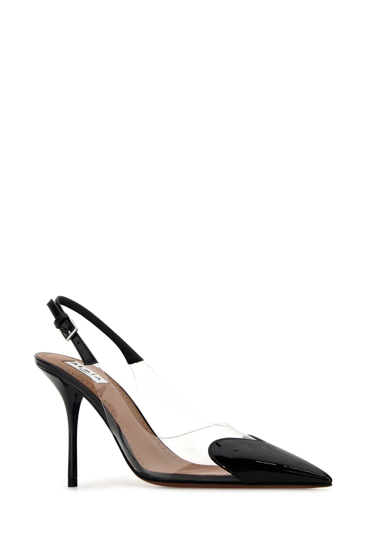 Alaia Women Two-Tone Pvc And Leather Pumps ALAIA