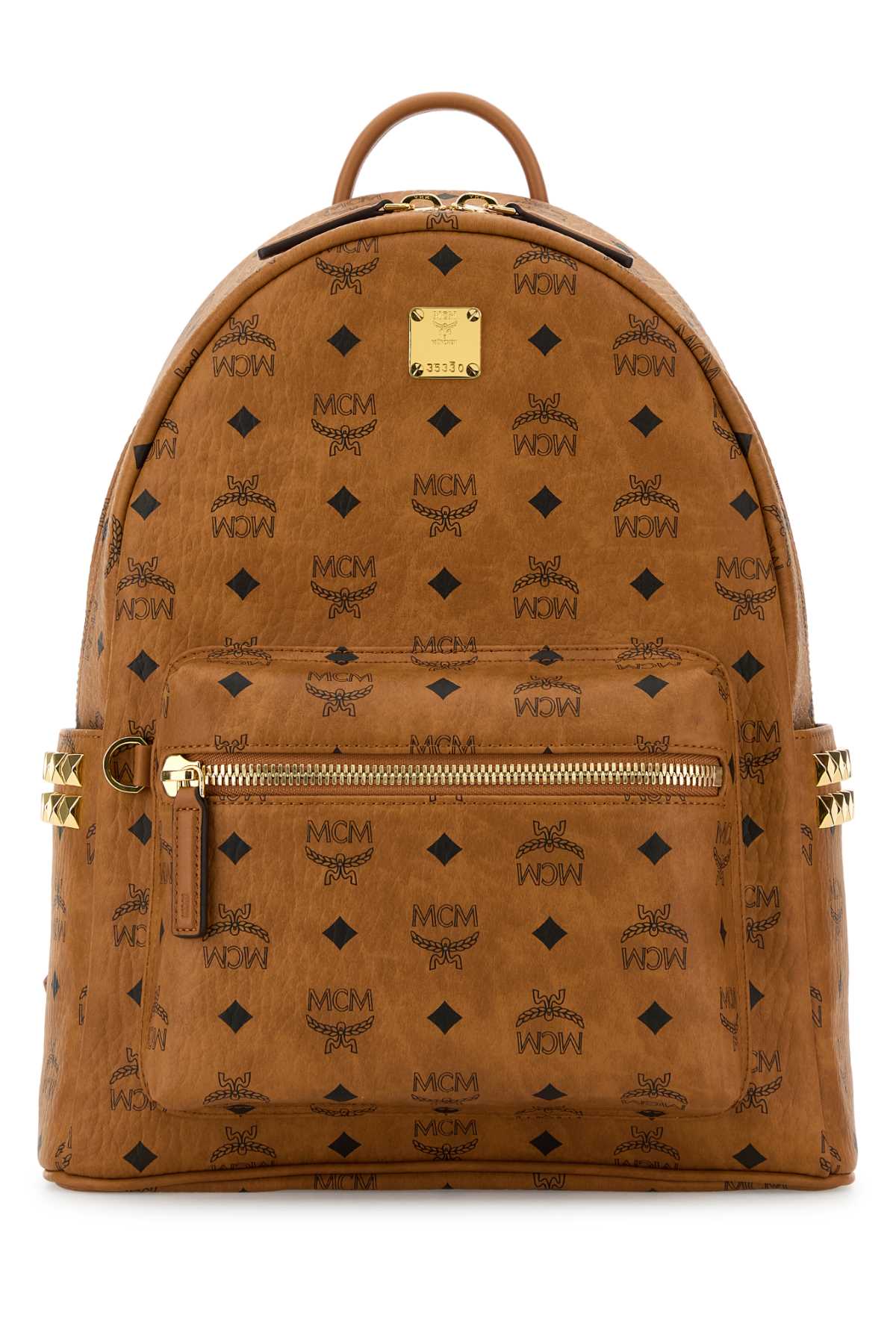 Mcm Women Printed Canvas Medium Stark Backpack MCM