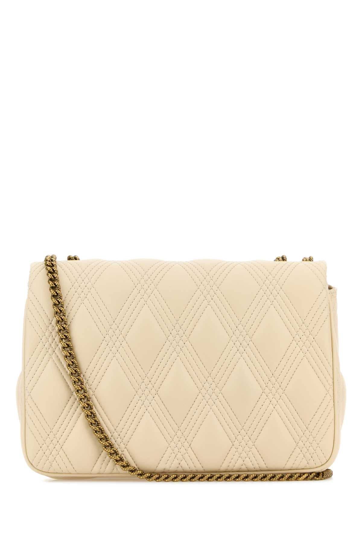 Valentino Garavani Women Ivory Nappa Leather Large Quiltie 67 Shoulder Bag VALENTINO GARAVANI