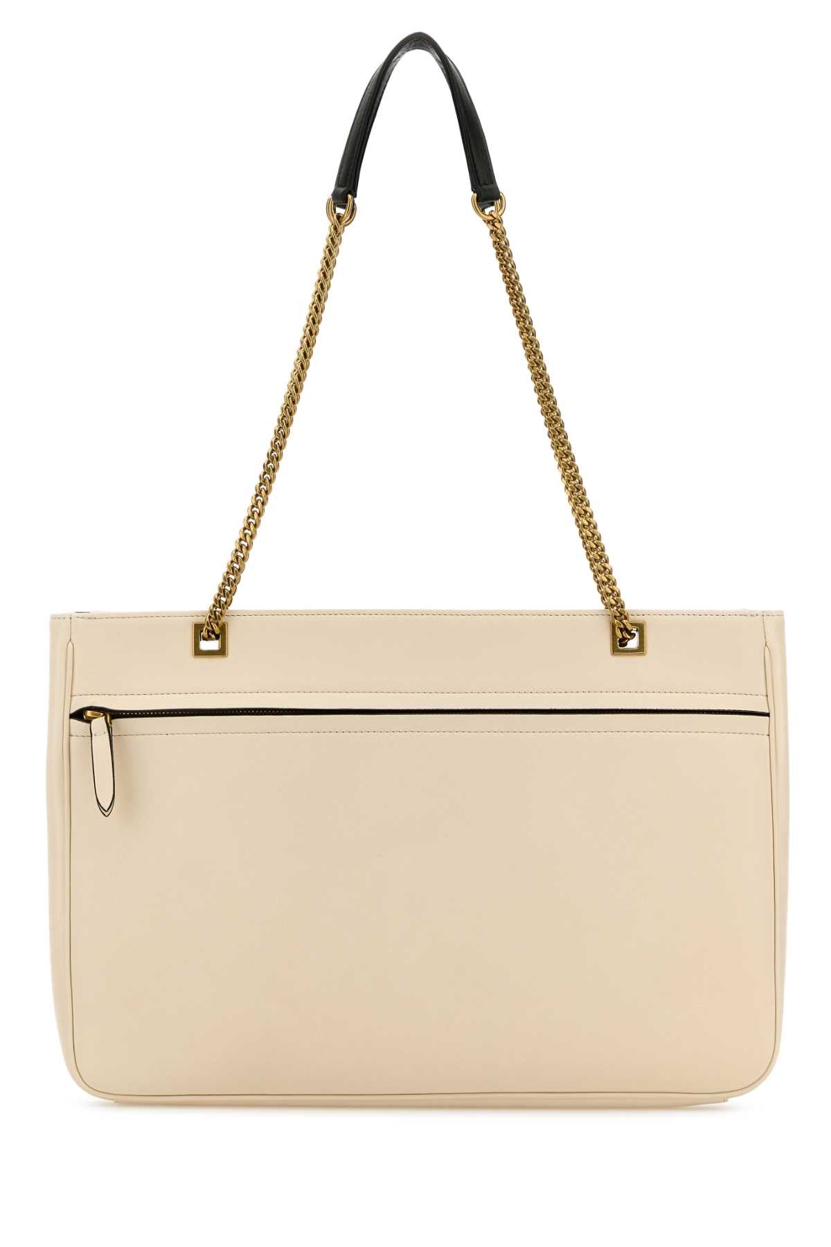 Valentino Garavani Women Sand Leather Medium Viva Superstar Shopping Bag VALENTINO GARAVANI