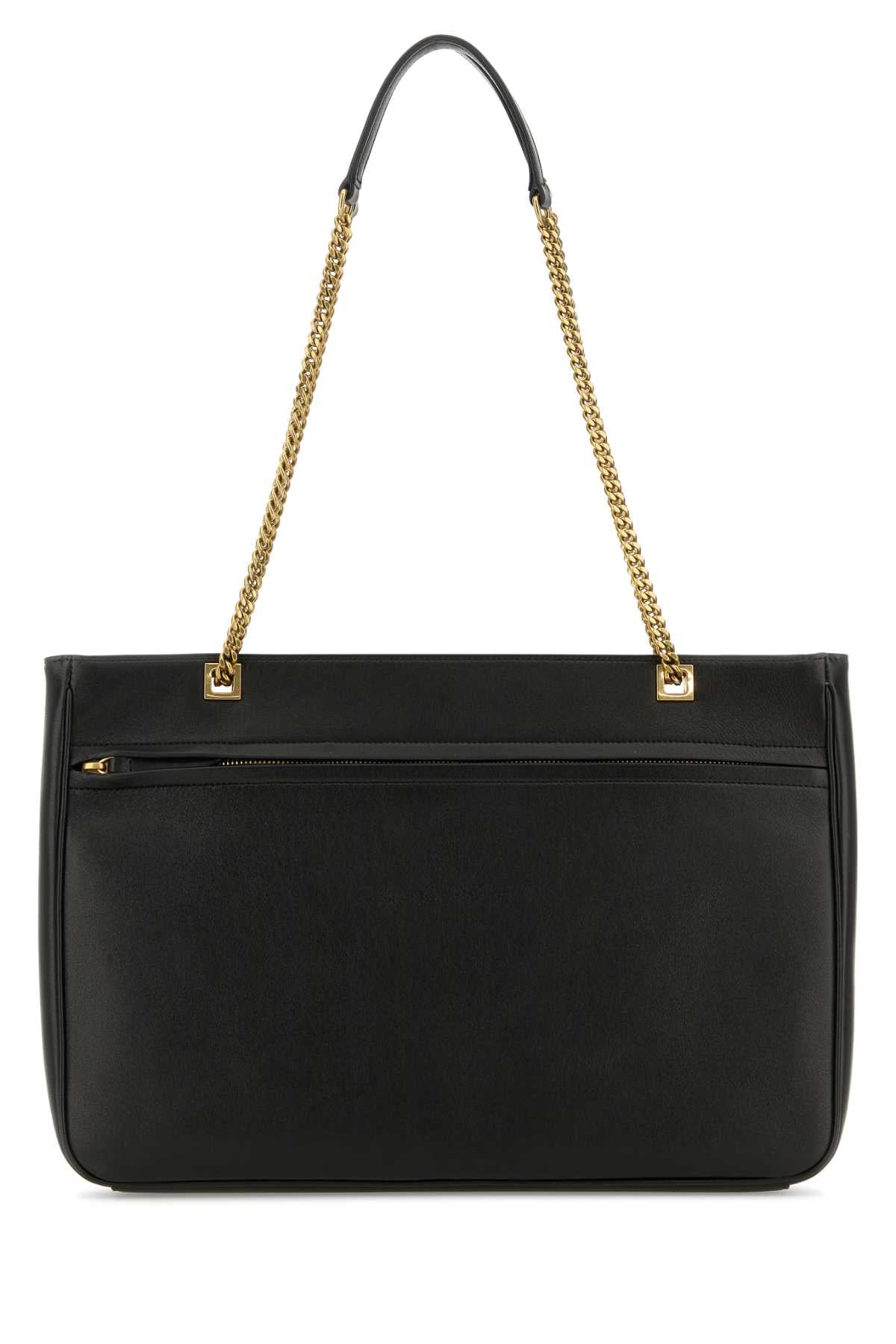 Valentino Garavani Women Black Nappa Leather Medium Viva Superstar Shopping Bag VALENTINO GARAVANI
