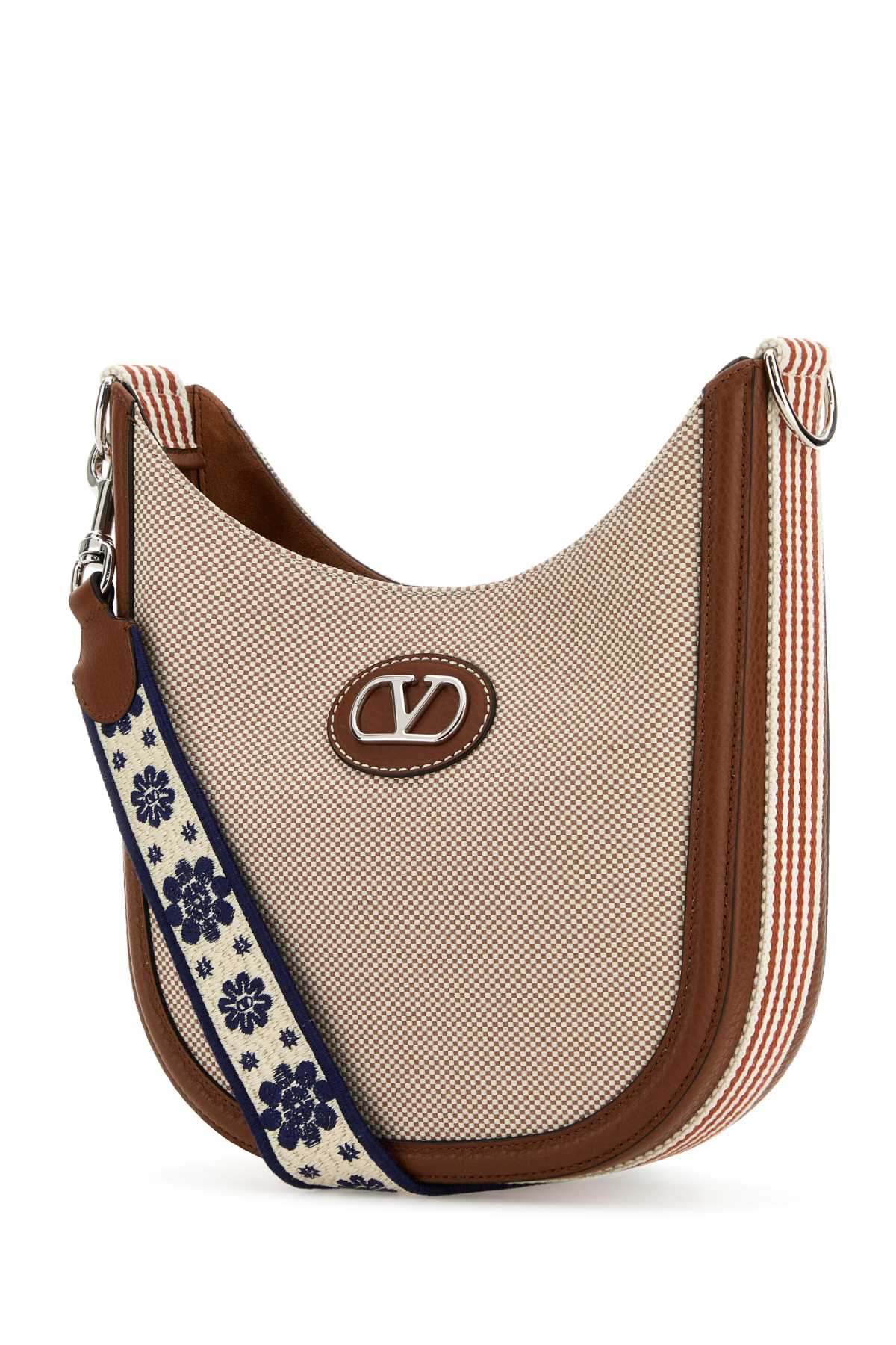Valentino Garavani Women Top-Tone Canvas Vlogo Signature Shoulder Bag VALENTINO GARAVANI