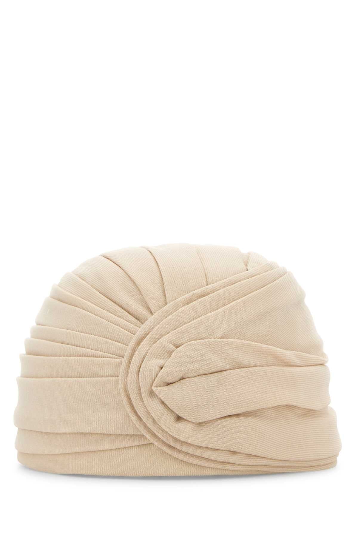 Valentino Garavani Women Sand Wool Turban VALENTINO GARAVANI