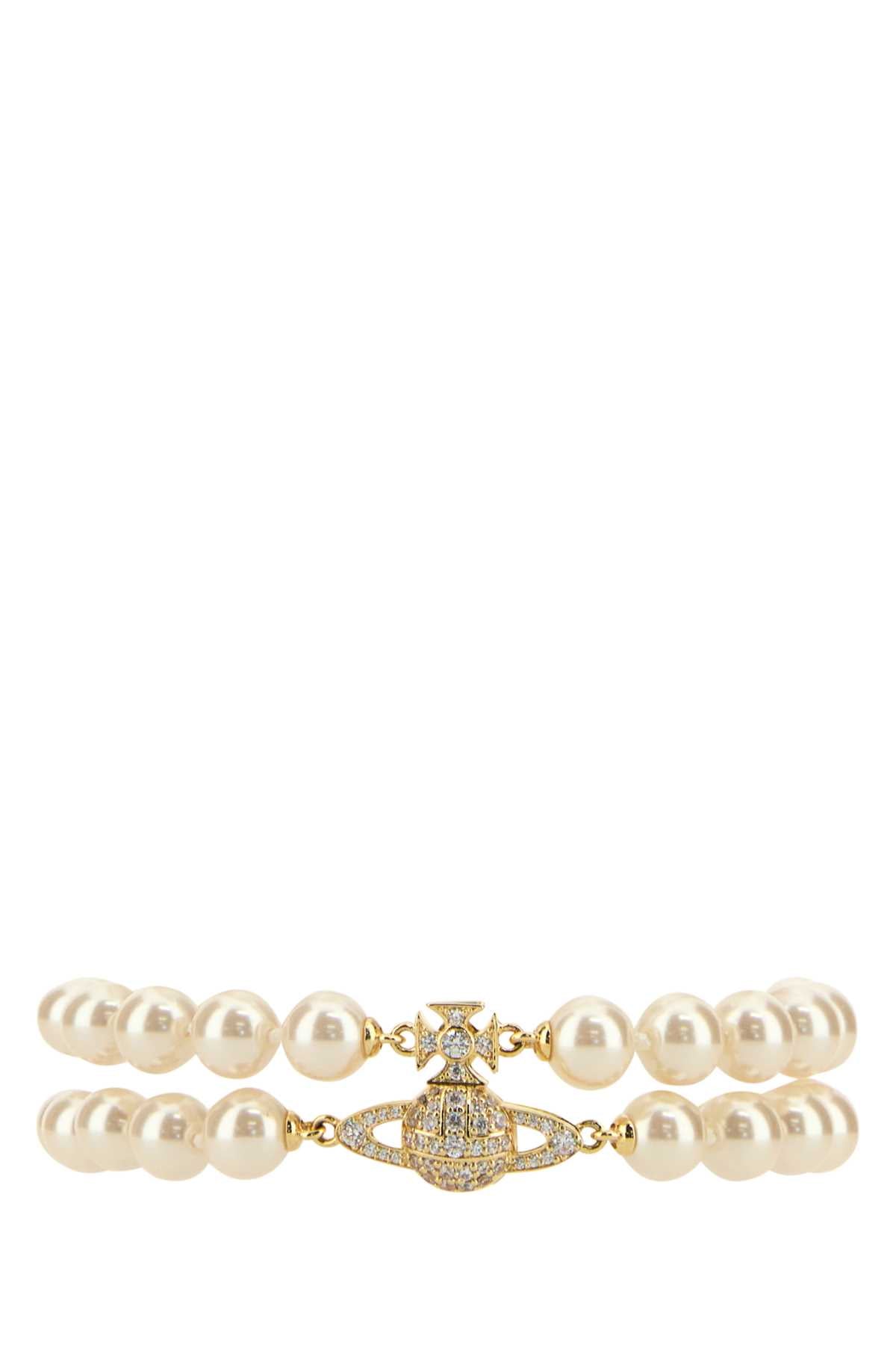 Vivienne Westwood Women Ivory Pearls Graziella Bracelet VIVIENNE WESTWOOD