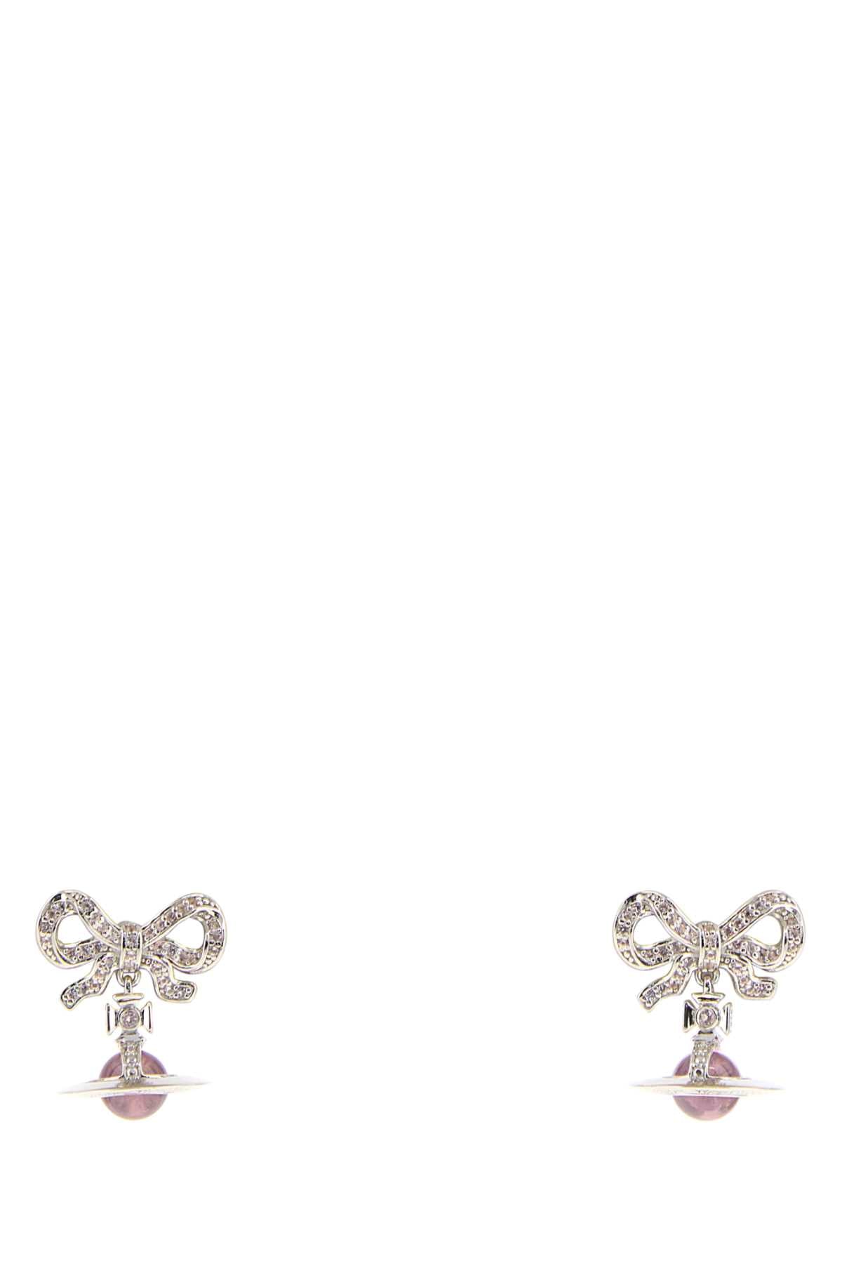 Vivienne Westwood Women Silver Metal Octavie Earrings VIVIENNE WESTWOOD