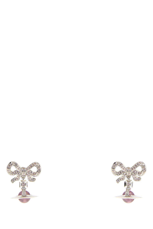 Vivienne Westwood Women Silver Metal Octavie Earrings VIVIENNE WESTWOOD