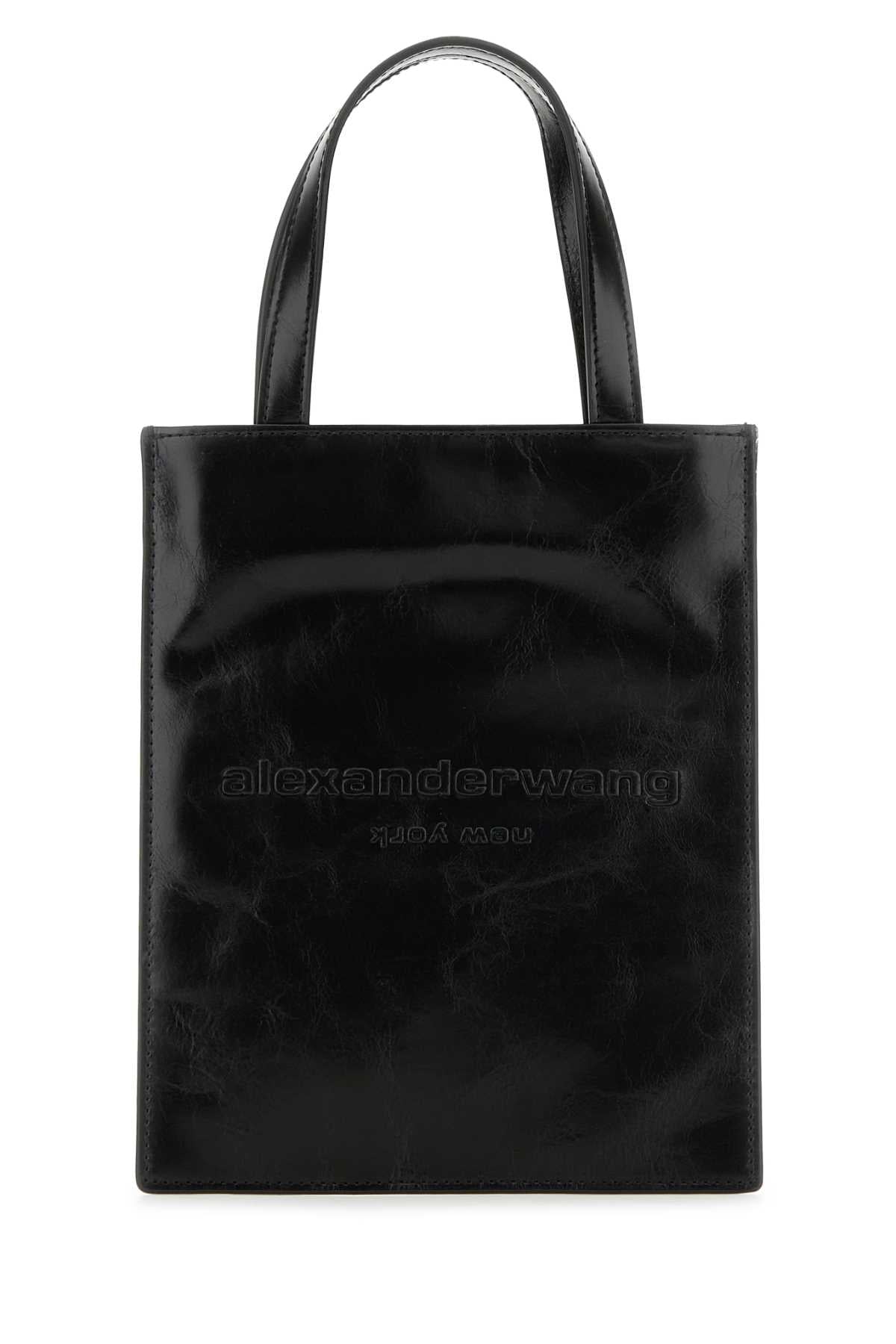 Alexander Wang Women Black Leather Small Pinch Handbag ALEXANDER WANG