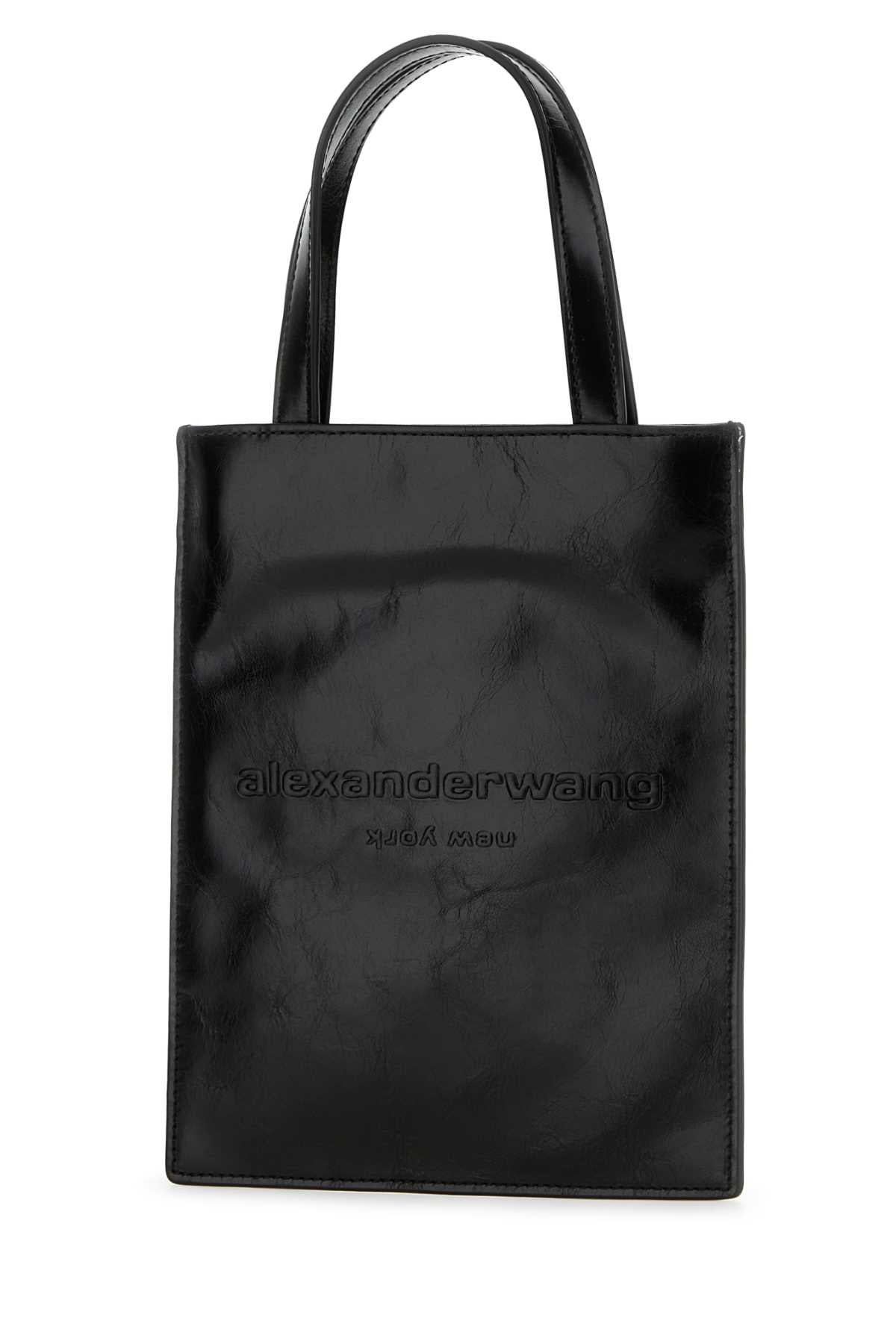Alexander Wang Women Black Leather Small Pinch Handbag ALEXANDER WANG