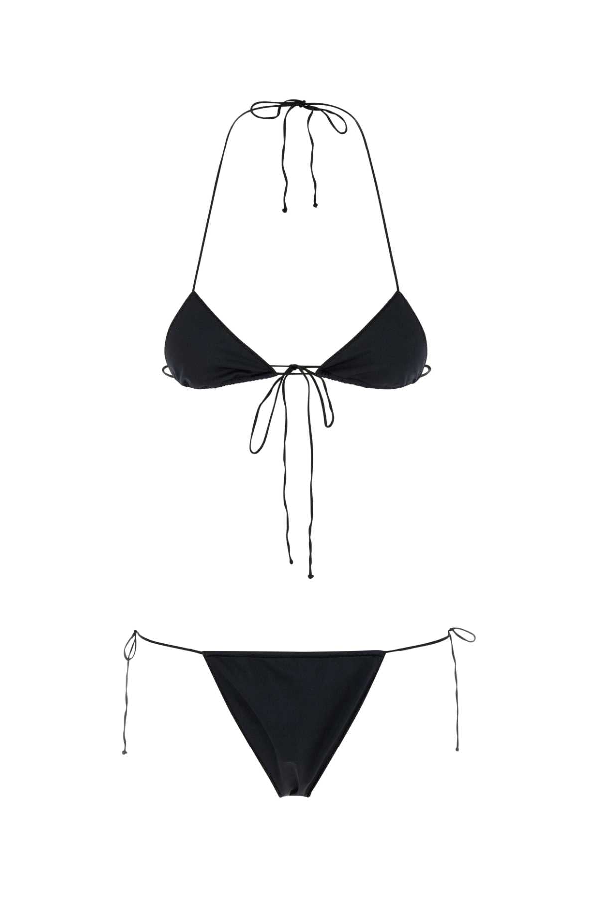 Oseree Women Black Stretch Nylon Bikini OSEREE