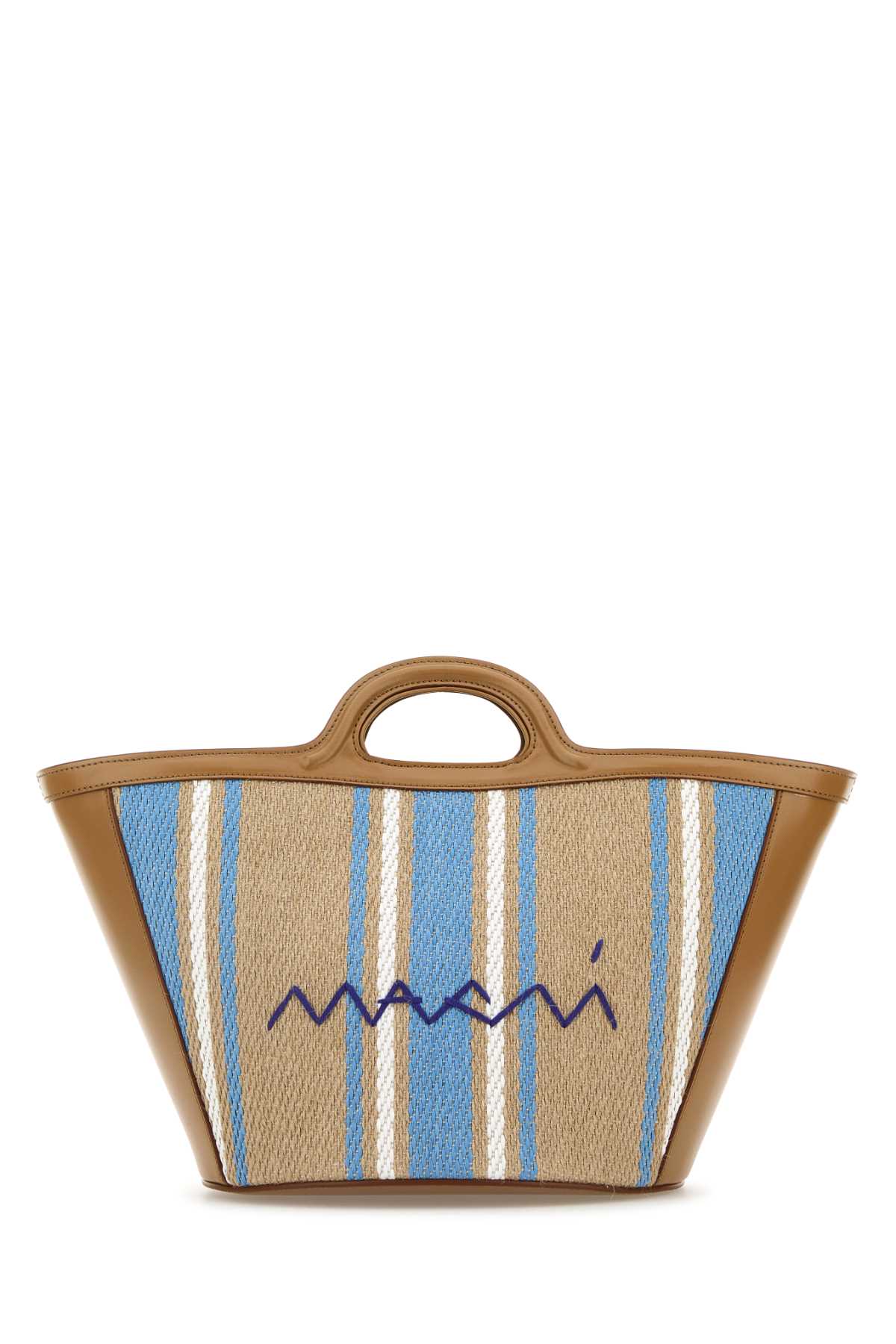 Marni Women Embroidered Canvas Tropicalia Bucket Bag MARNI