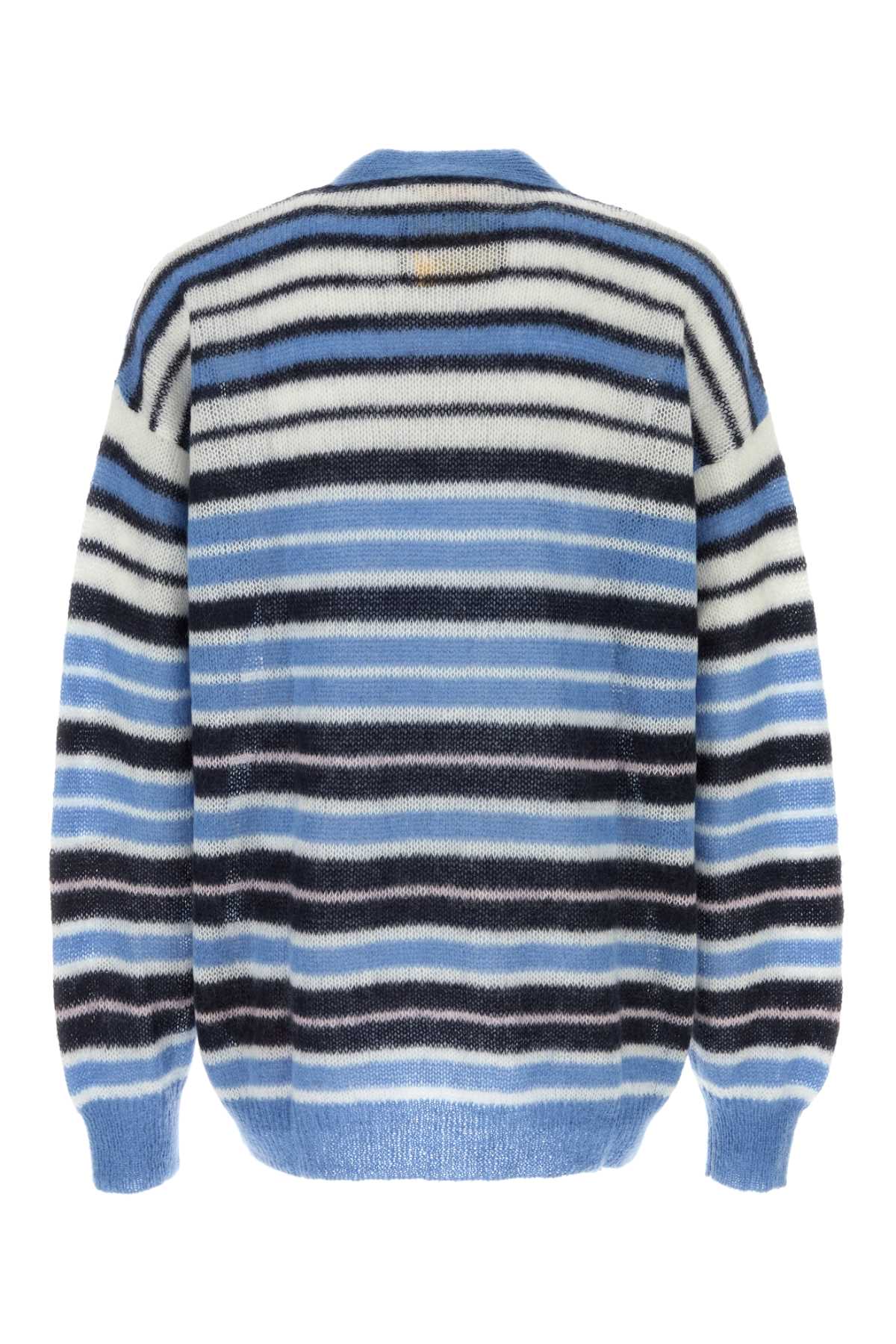 Marni Men Embroidered Mohair Blend Cardigan MARNI