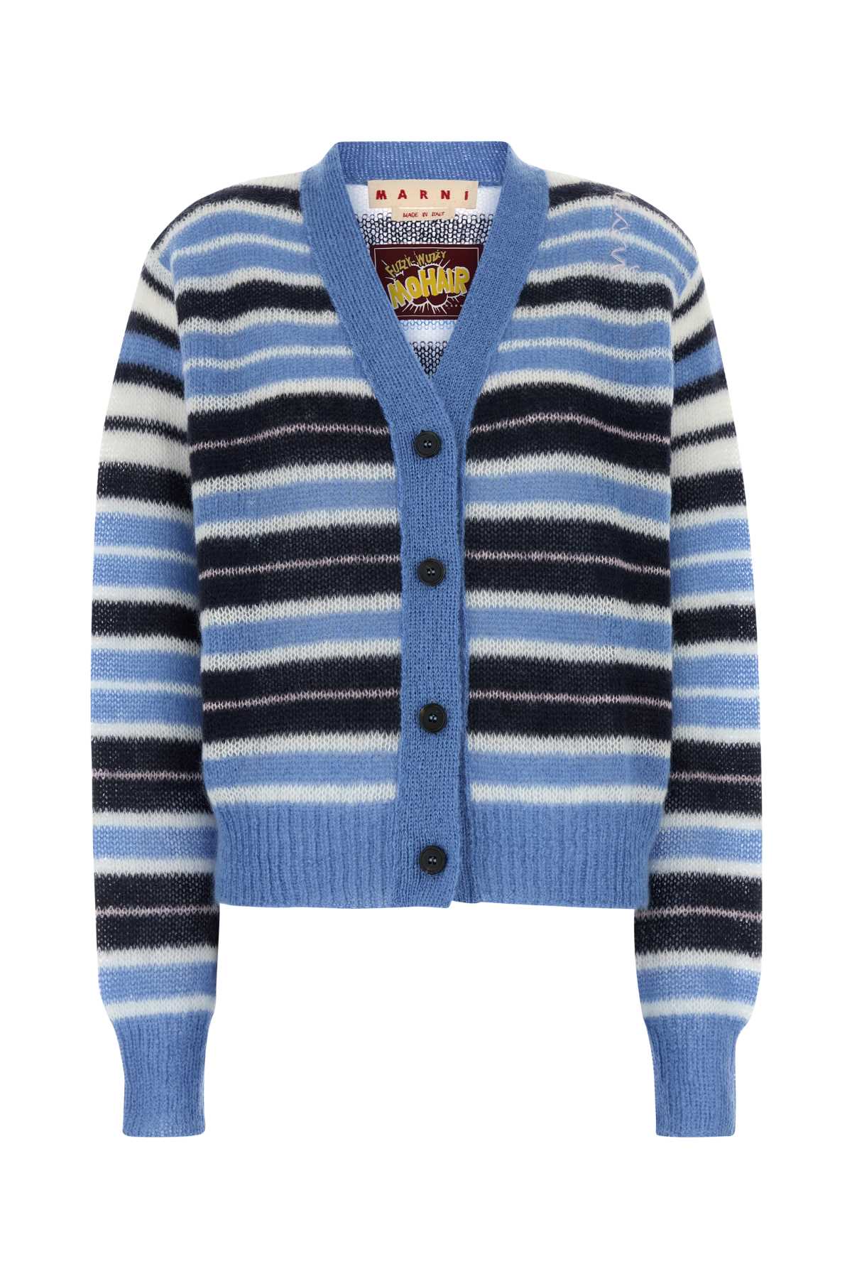 Marni Women Multicolor Mohair Blend Cardigan MARNI